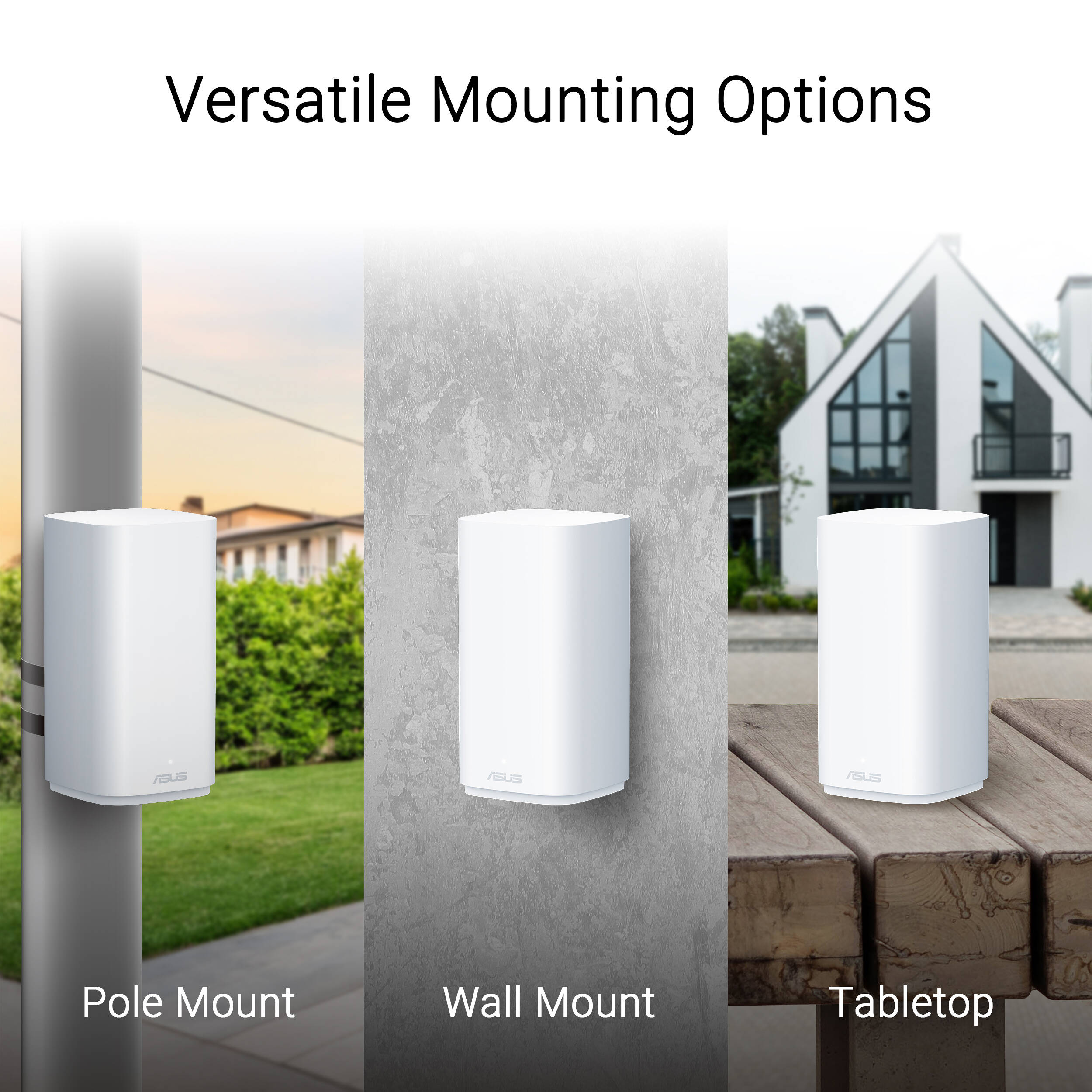 ASUS BD5 Outdoor (W-1-PK) outdoor access point for extending Wi-Fi coverage outdoors — view 12