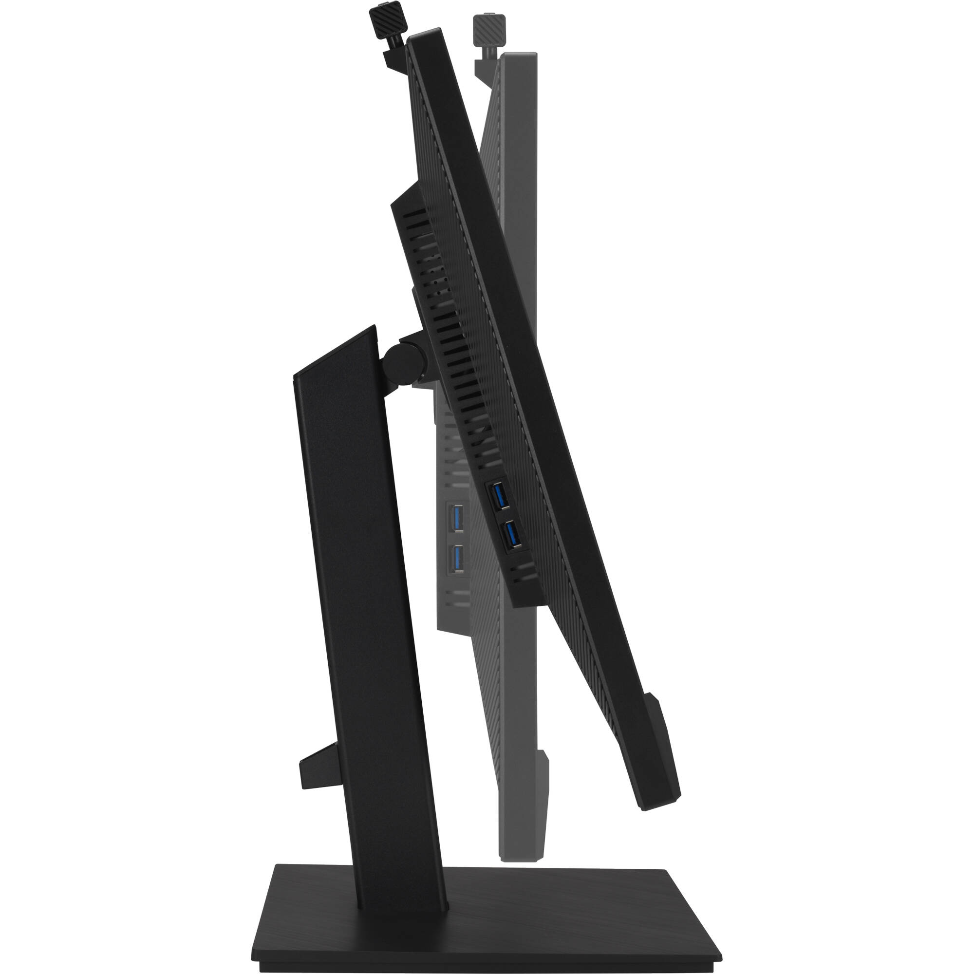 ASUS BE24ECSNK 23.8-inch Full HD IPS monitor with built-in webcam, microphone, USB-C docking, and height-adjustable stand — view 9