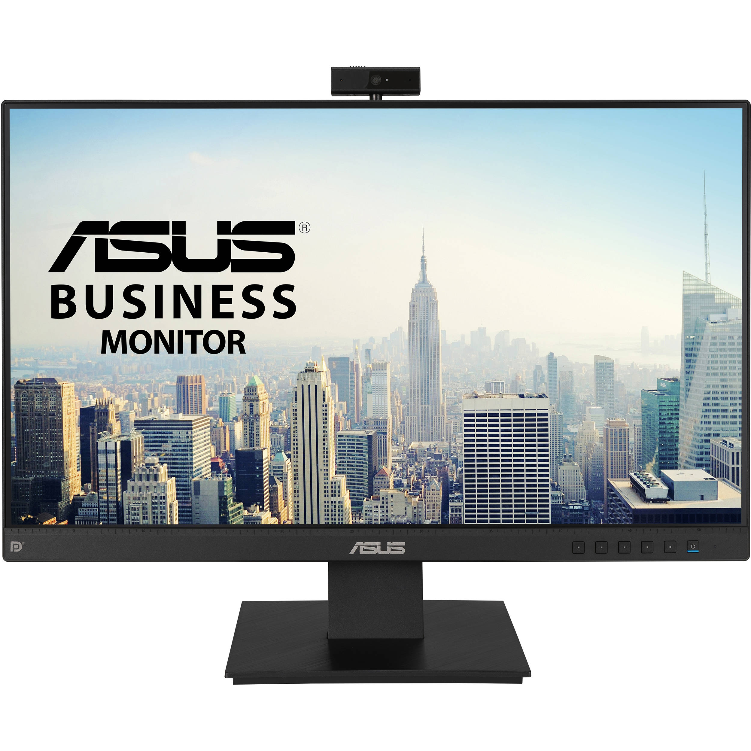 ASUS BE24EQK 23.8-inch Full HD IPS business monitor with built-in webcam and speakers — view 2