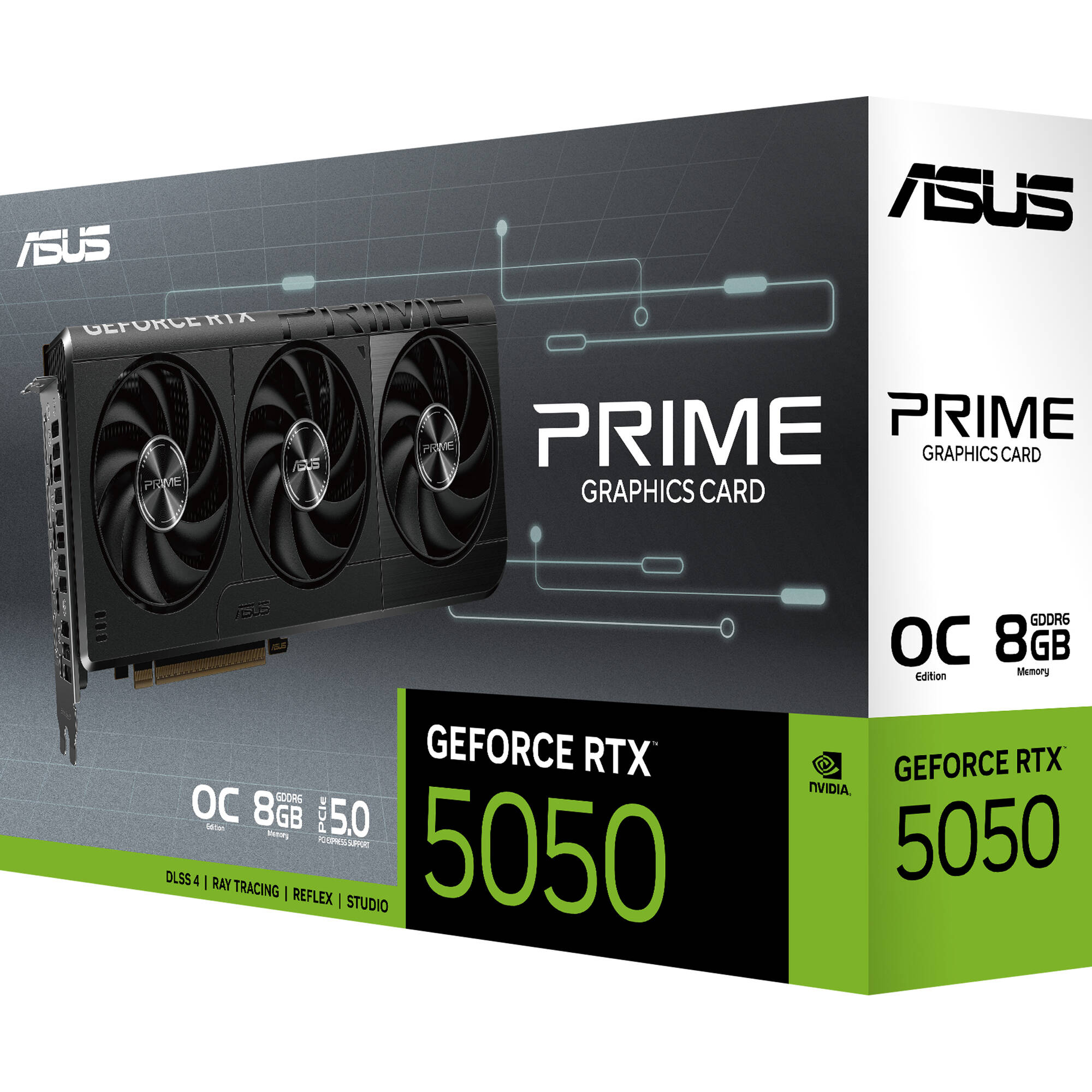 ASUS Dual GeForce RTX 5050 8G 8 GB dual-fan compact 2-slot graphics card — view 16
