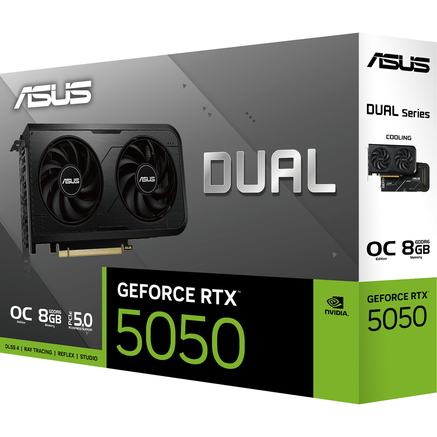 ASUS Dual GeForce RTX 5050 O8G 8 GB dual-fan 2-slot graphics card — view 15