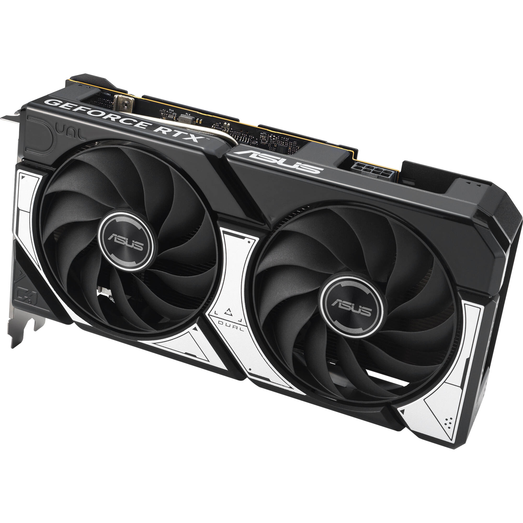 ASUS Dual GeForce RTX 5060 8GB GDDR7 OC Edition graphics card with dual-fan cooling — view 4