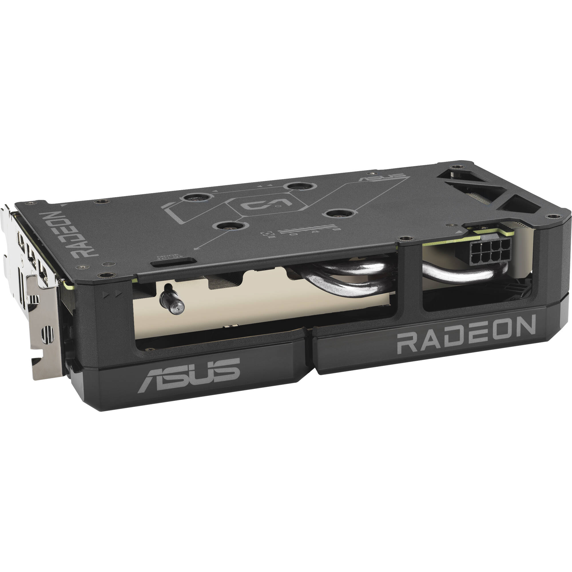ASUS Dual Radeon RX 9060 XT 8GB GDDR6 graphics card with dual fans and 2.5-slot cooler — view 11