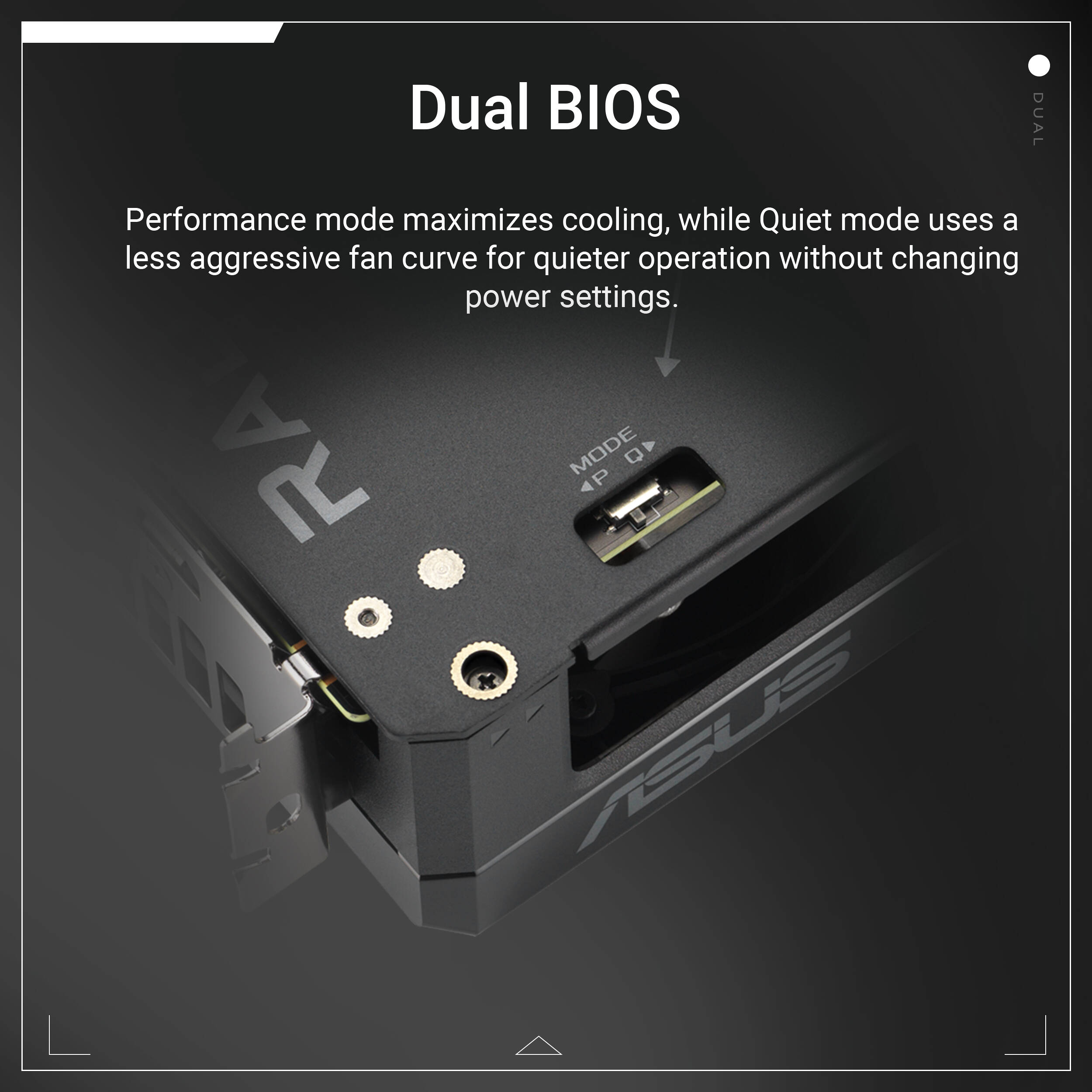 ASUS Dual Radeon RX 9060 XT 8GB GDDR6 graphics card with dual fans and 2.5-slot cooler — view 16