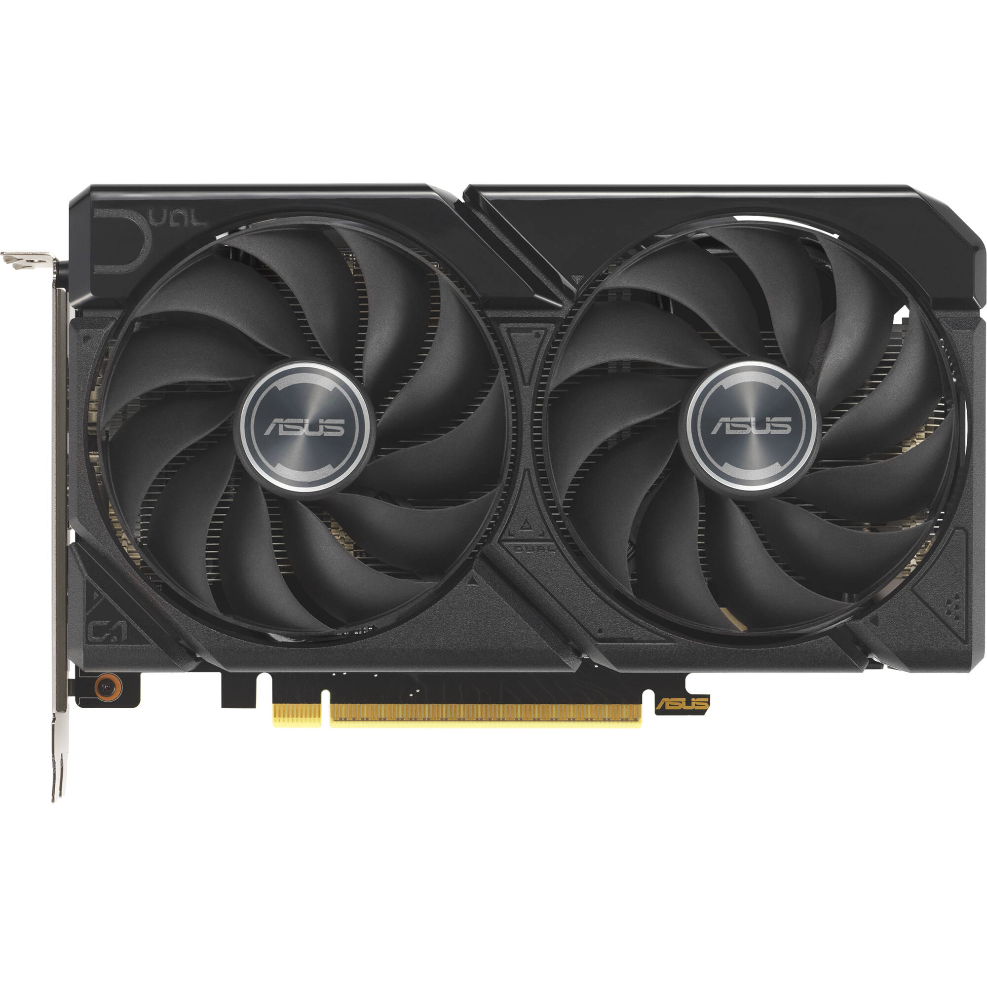 ASUS Dual Radeon RX 9060 XT 8GB GDDR6 graphics card with dual fans and 2.5-slot cooler — view 2