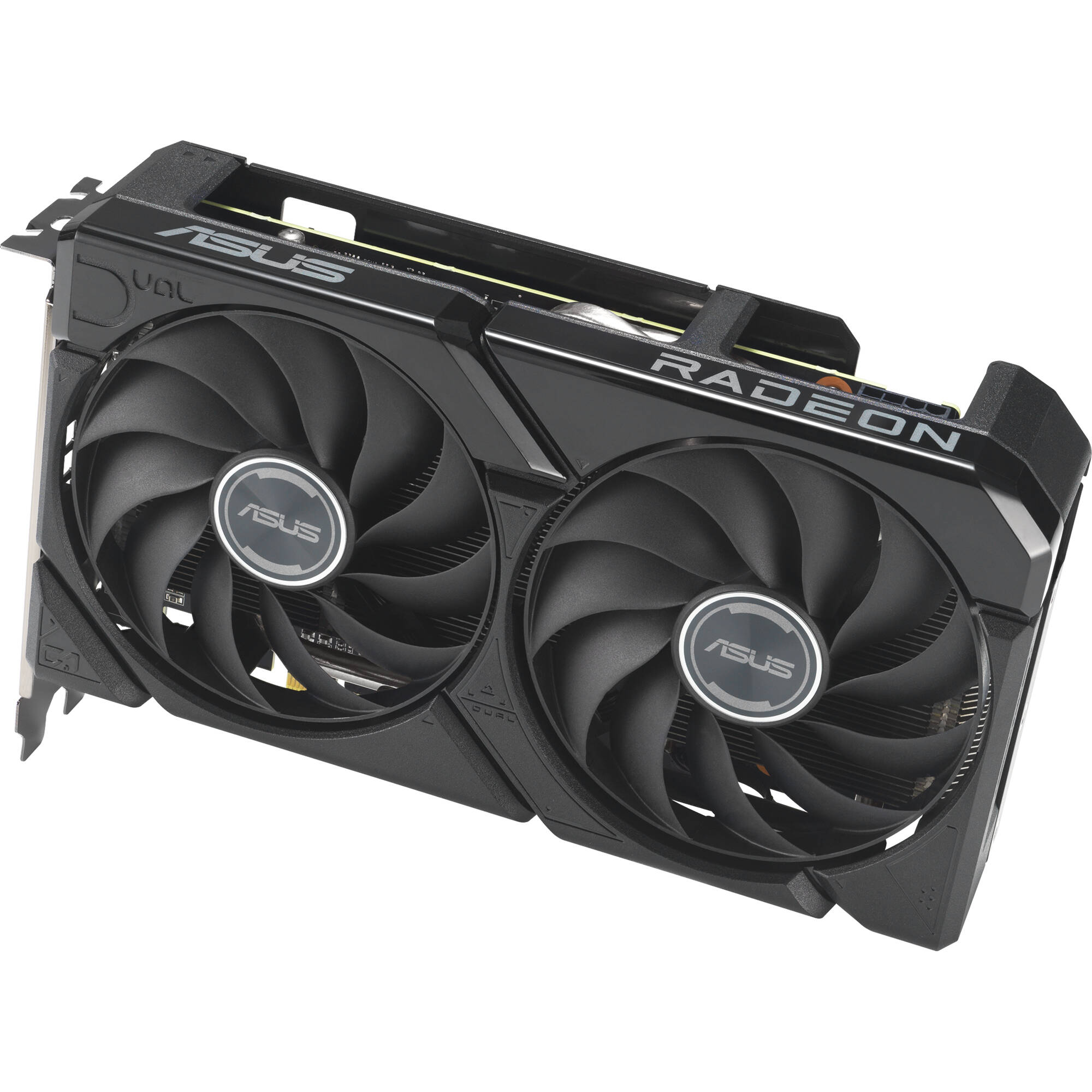 ASUS Dual Radeon RX 9060 XT 8GB GDDR6 graphics card with dual fans and 2.5-slot cooler — view 5