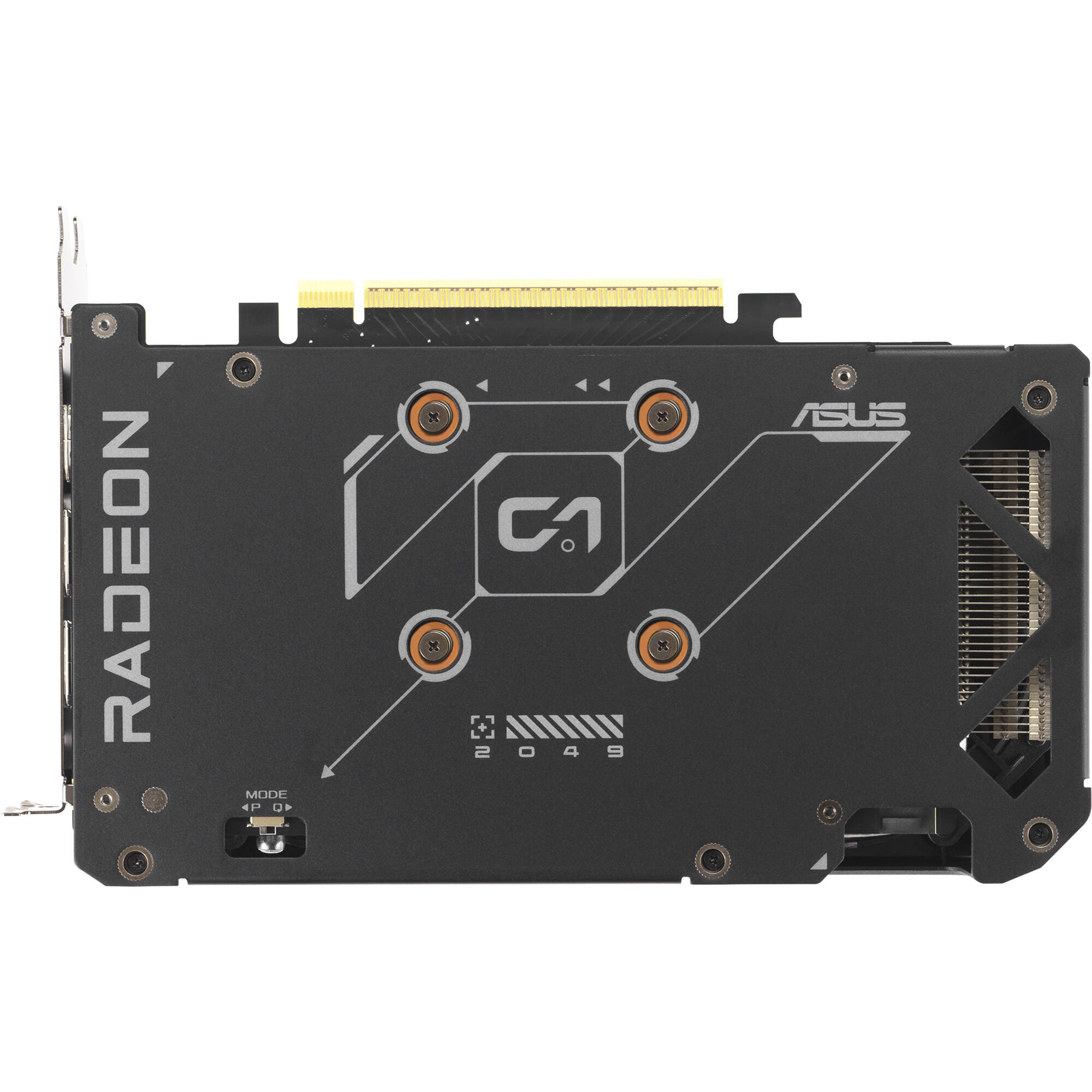 ASUS Dual Radeon RX 9060 XT 8GB GDDR6 graphics card with dual fans and 2.5-slot cooler — view 8