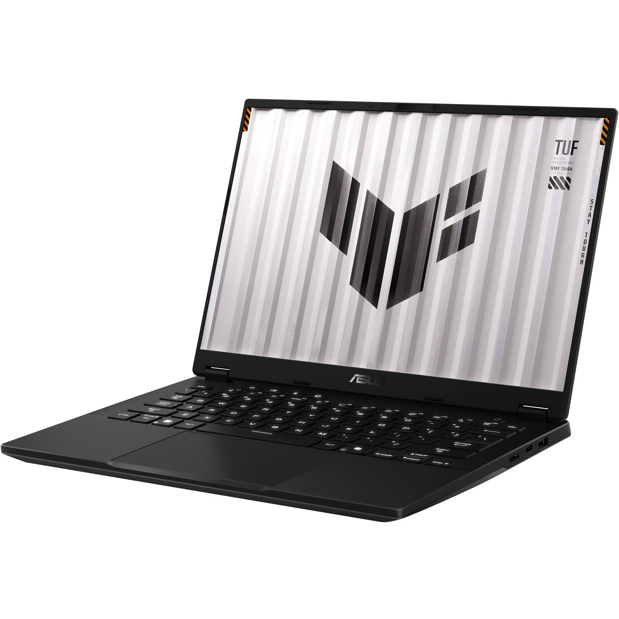 ASUS TUF Gaming 14-inch laptop in gray with WQXGA display and RTX graphics — view 4