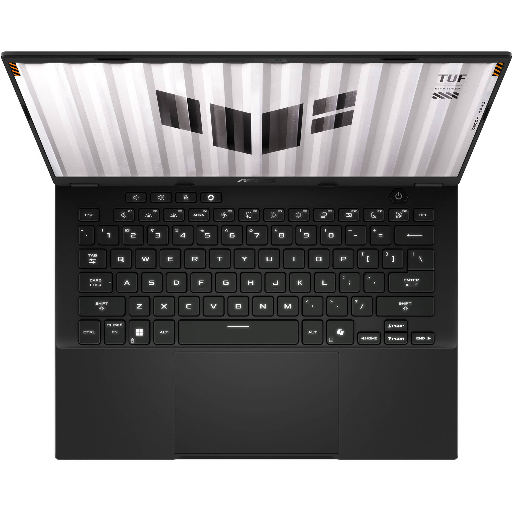 ASUS TUF Gaming 14-inch laptop in gray with WQXGA display and RTX graphics — view 7