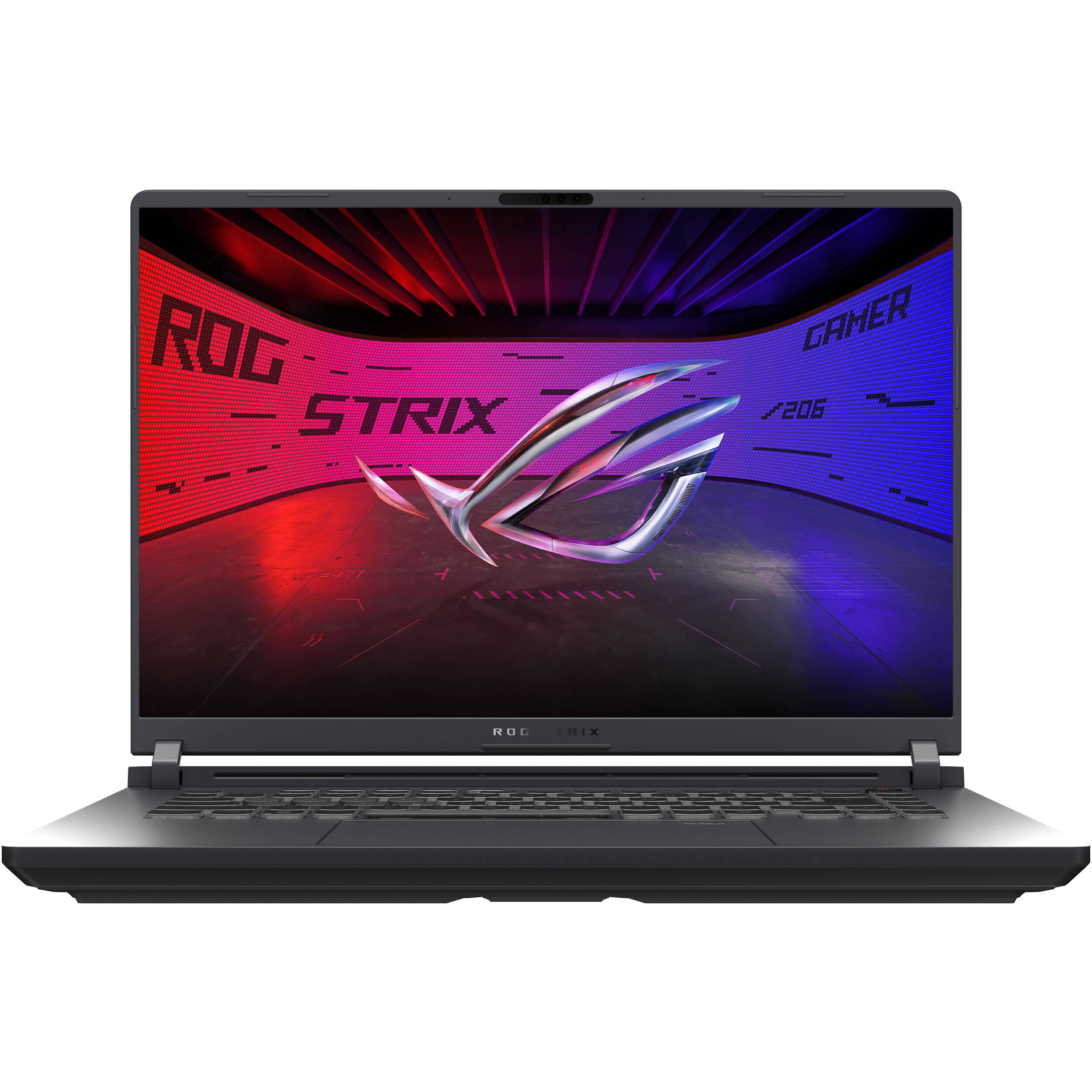 ASUS ROG Strix 16-inch gray gaming laptop with Intel Core i9, RTX 5060, 16 GB RAM, and 1 TB SSD — view 2