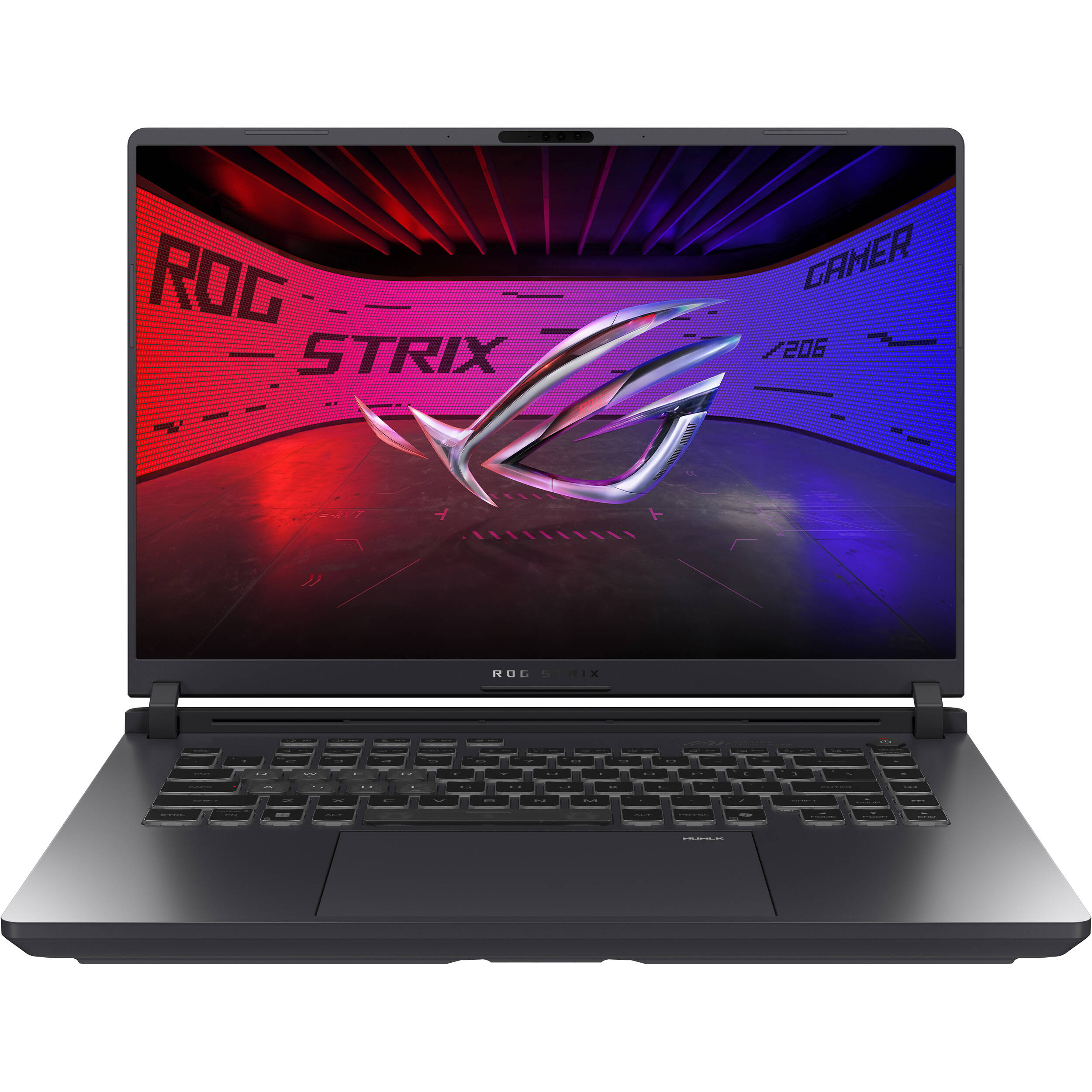 ASUS ROG Strix 16-inch gray gaming laptop with Intel Core i9, RTX 5060, 16 GB RAM, and 1 TB SSD — view 3