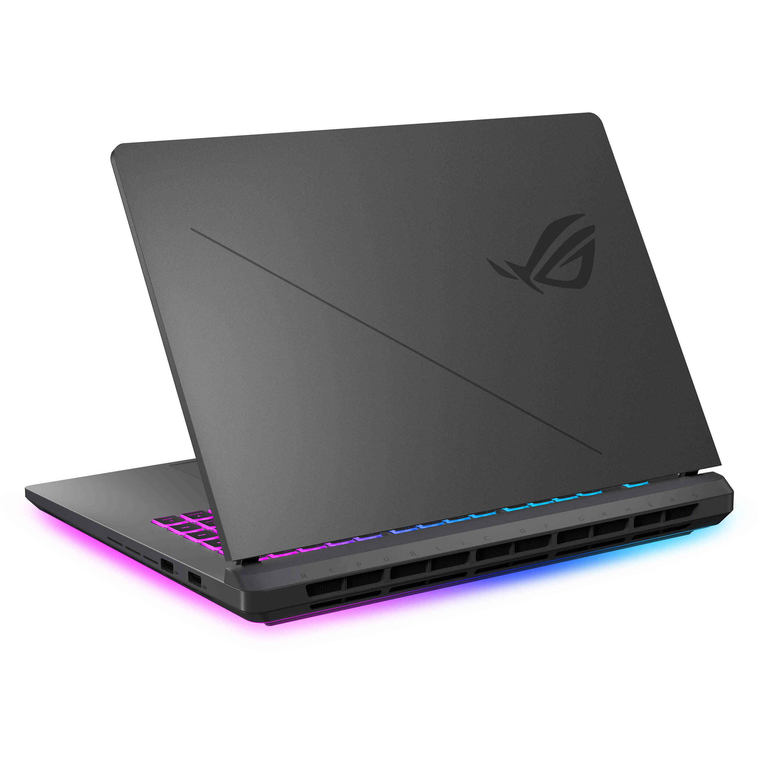 ASUS ROG Strix 16-inch gray gaming laptop with Intel Core i9, RTX 5060, 16 GB RAM, and 1 TB SSD — view 8