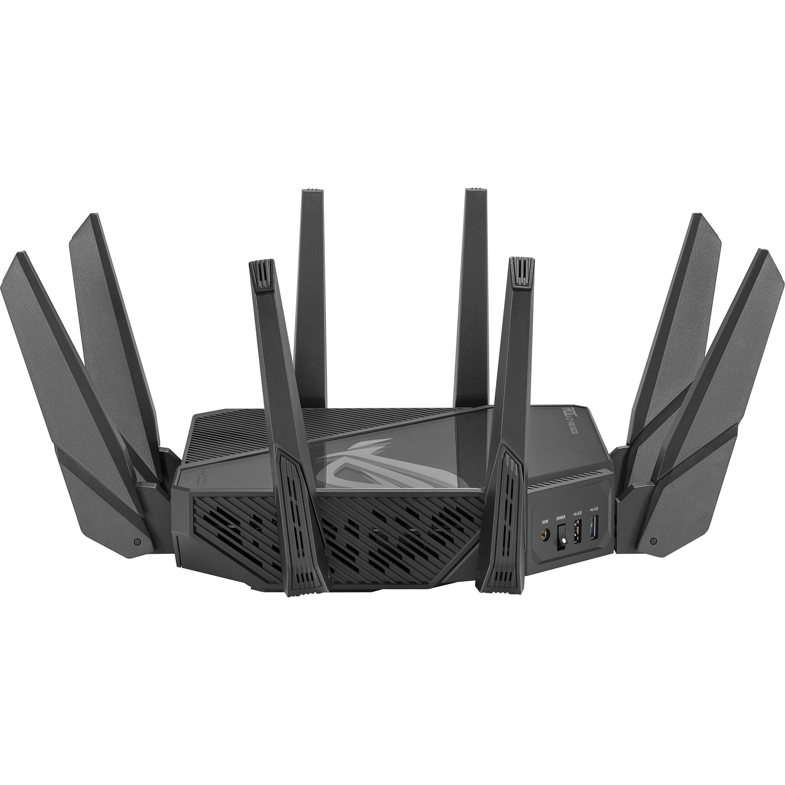 ASUS ROG Rapture GT-AXE16000 quad-band WiFi 6E gaming router with 10 Gigabit Ethernet — view 6