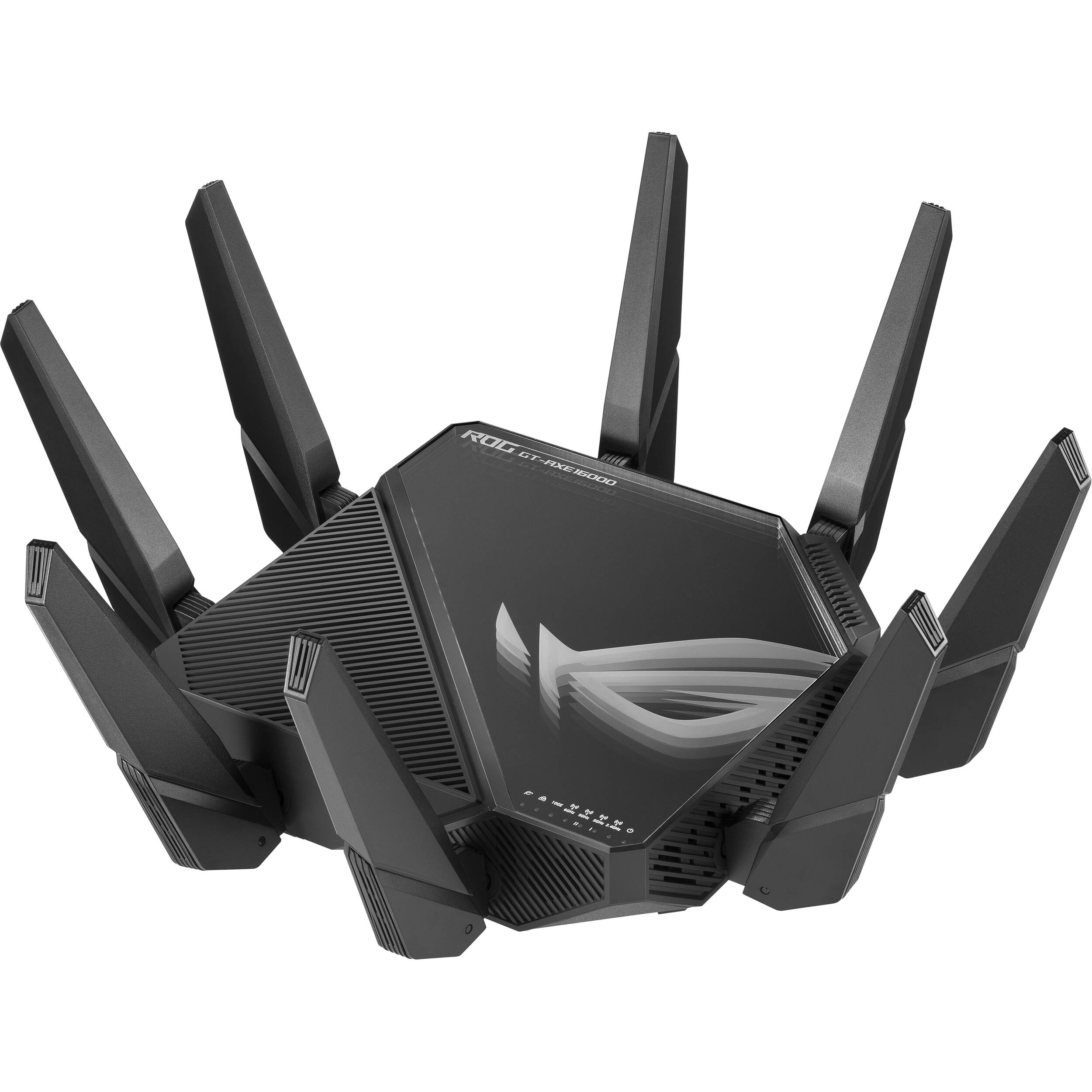 ASUS ROG Rapture GT-AXE16000 quad-band WiFi 6E gaming router with 10 Gigabit Ethernet — view 7