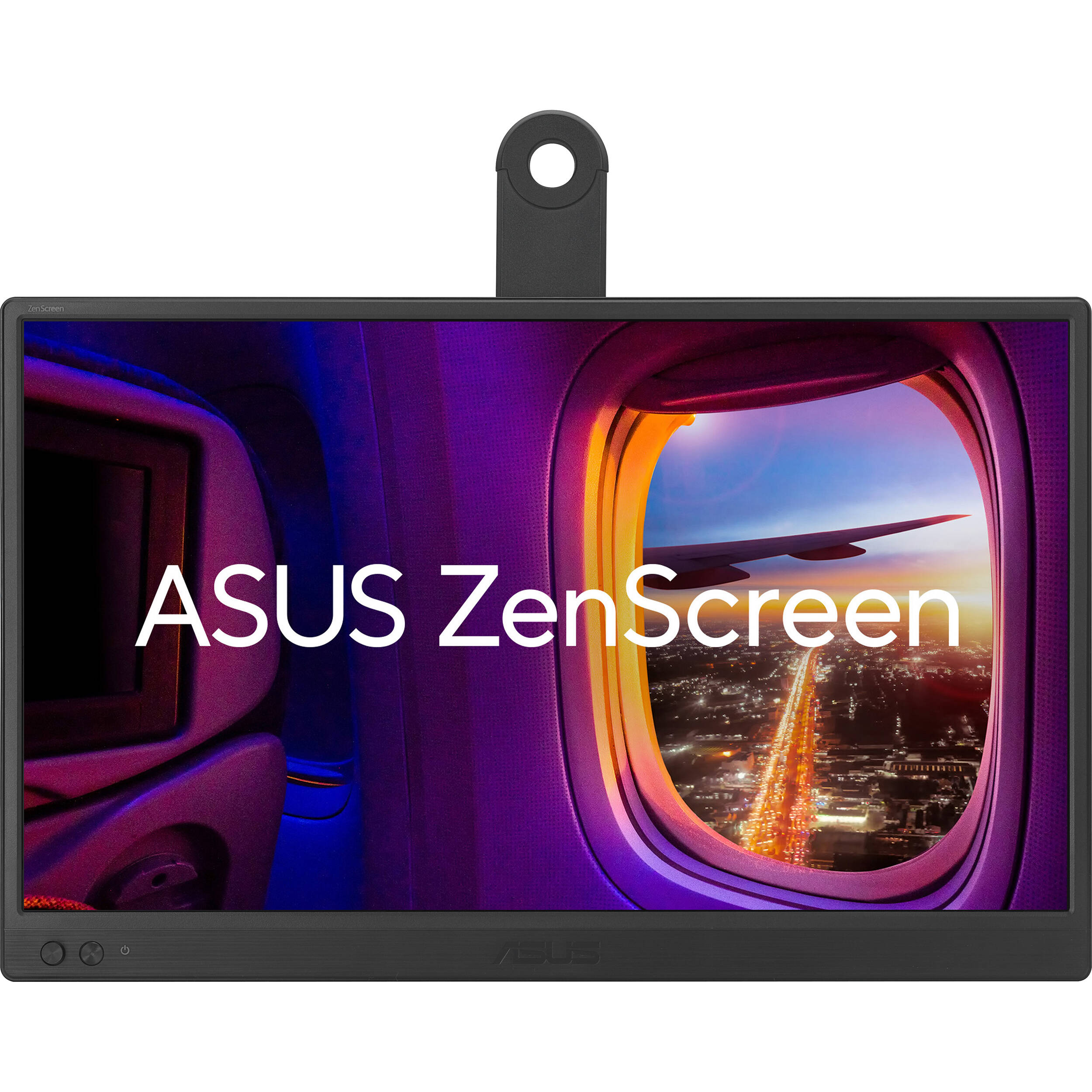 ASUS ZenScreen MB169CK 16-inch portable Full HD IPS monitor with dual USB-C and 360-degree kickstand — view 2