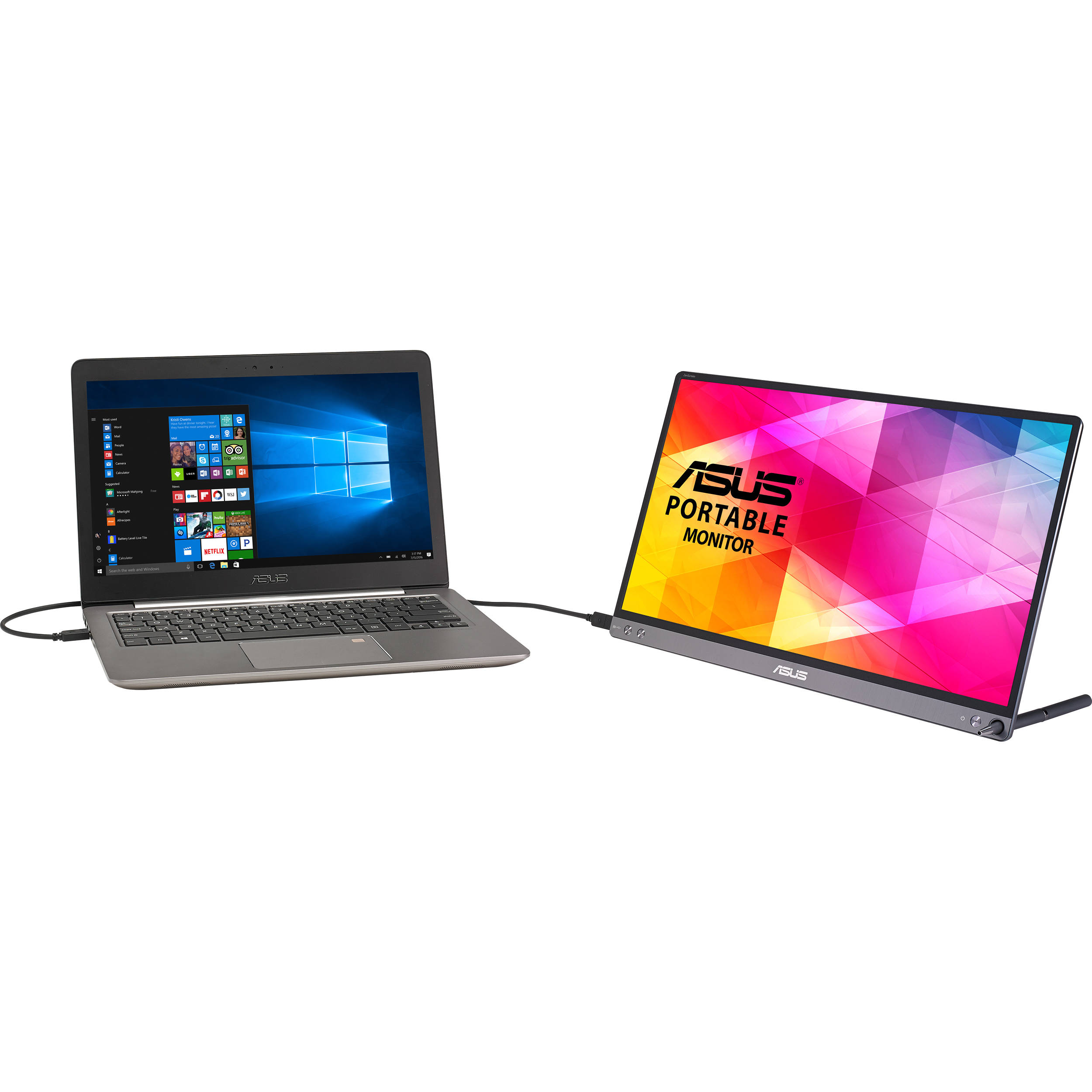 ASUS MB16AC 15.6-inch portable IPS monitor with USB-C connection — view 20