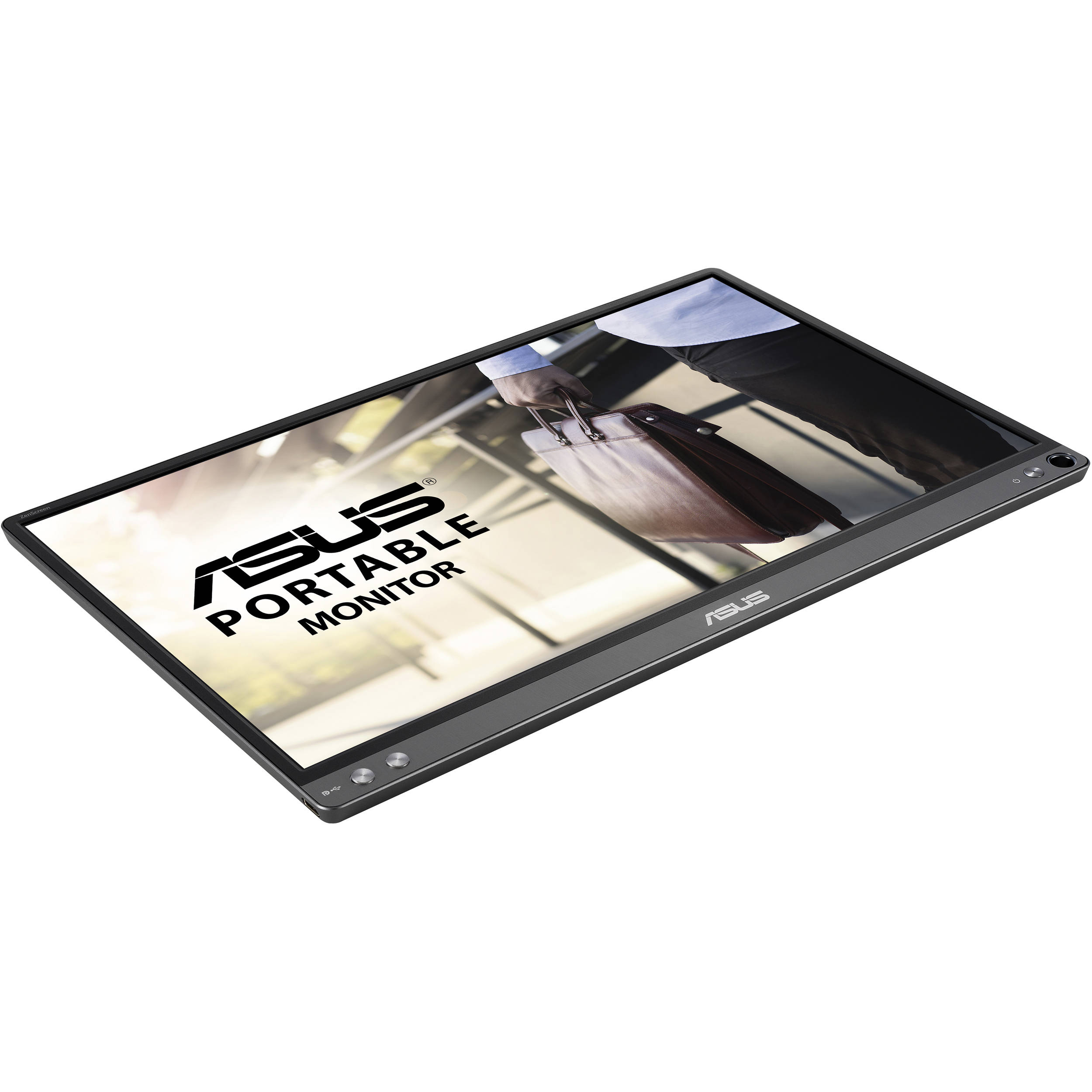 ASUS ZenScreen MB16ACE 15.6-inch portable USB-C monitor with slim profile — view 3