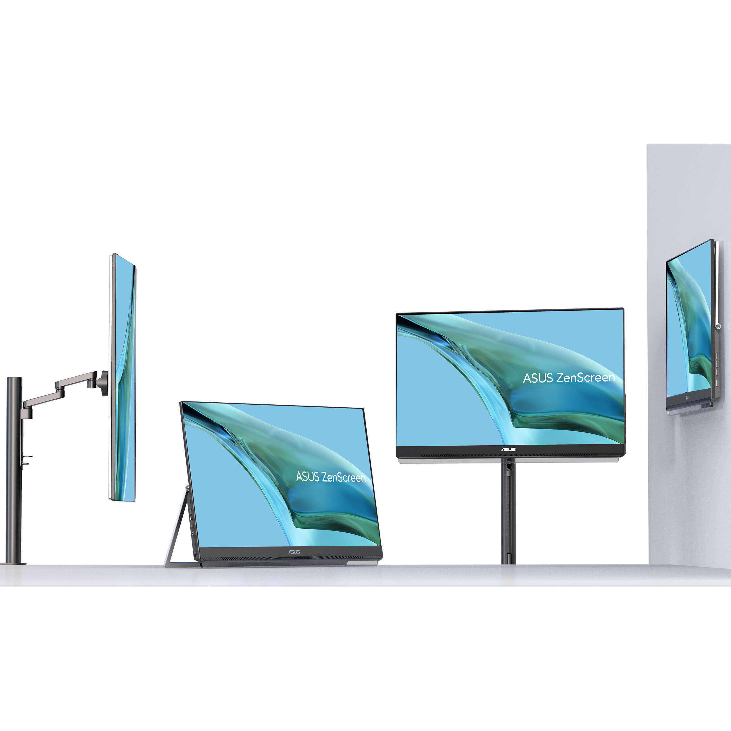 ASUS ZenScreen MB249C portable 23.8-inch Full HD monitor with USB-C and multi-stand design — view 13