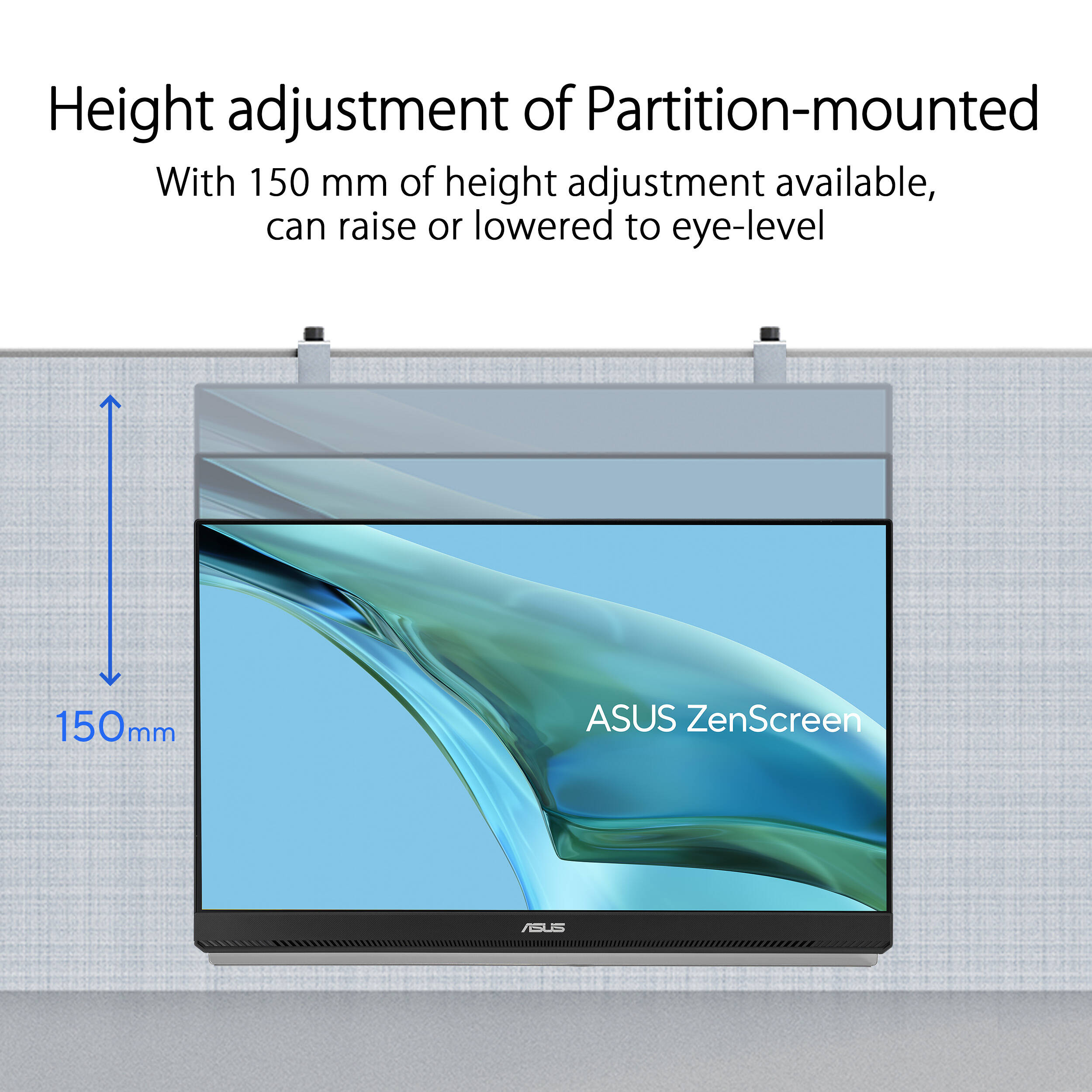 ASUS ZenScreen MB249C portable 23.8-inch Full HD monitor with USB-C and multi-stand design — view 15