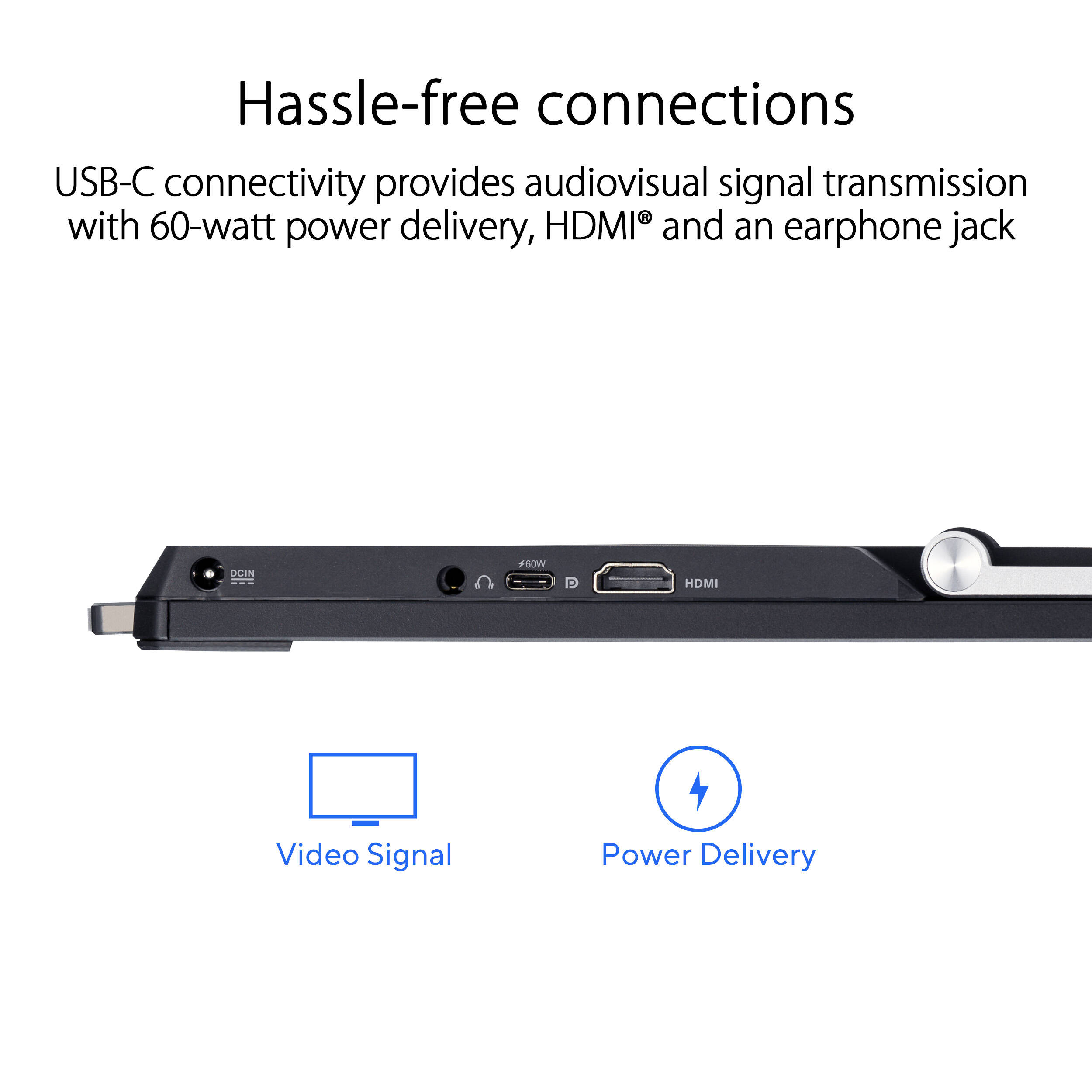 ASUS ZenScreen MB249C portable 23.8-inch Full HD monitor with USB-C and multi-stand design — view 17