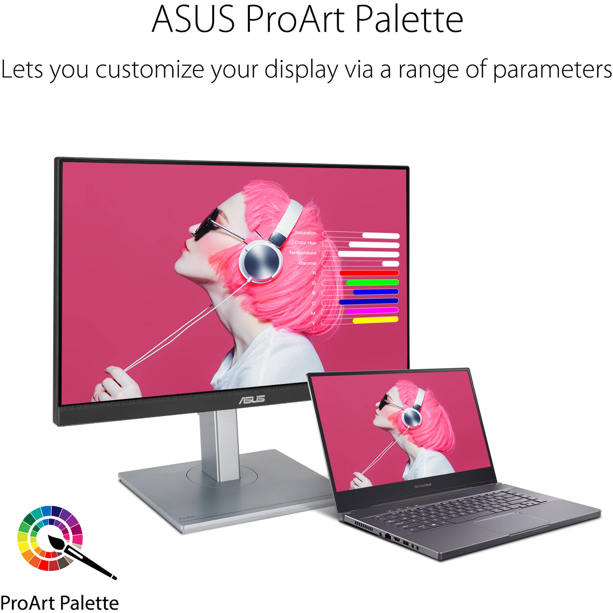 ASUS ProArt PA247CV 23.8-inch IPS Full HD monitor with USB-C, ergonomic stand, and anti-glare screen — view 15