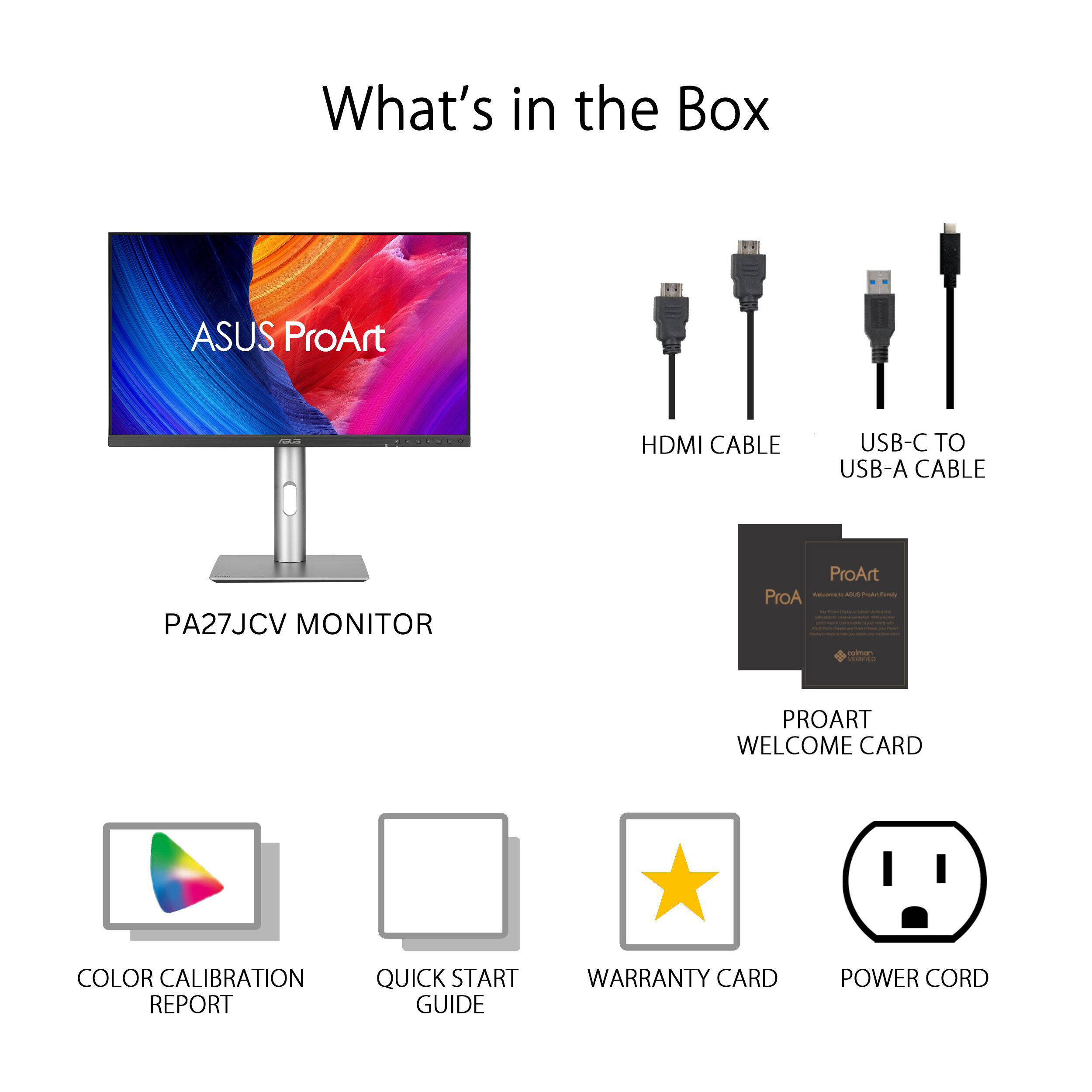 ASUS ProArt PA27JCV 27-inch 5K IPS monitor with slim bezels for professional color-critical work — view 12