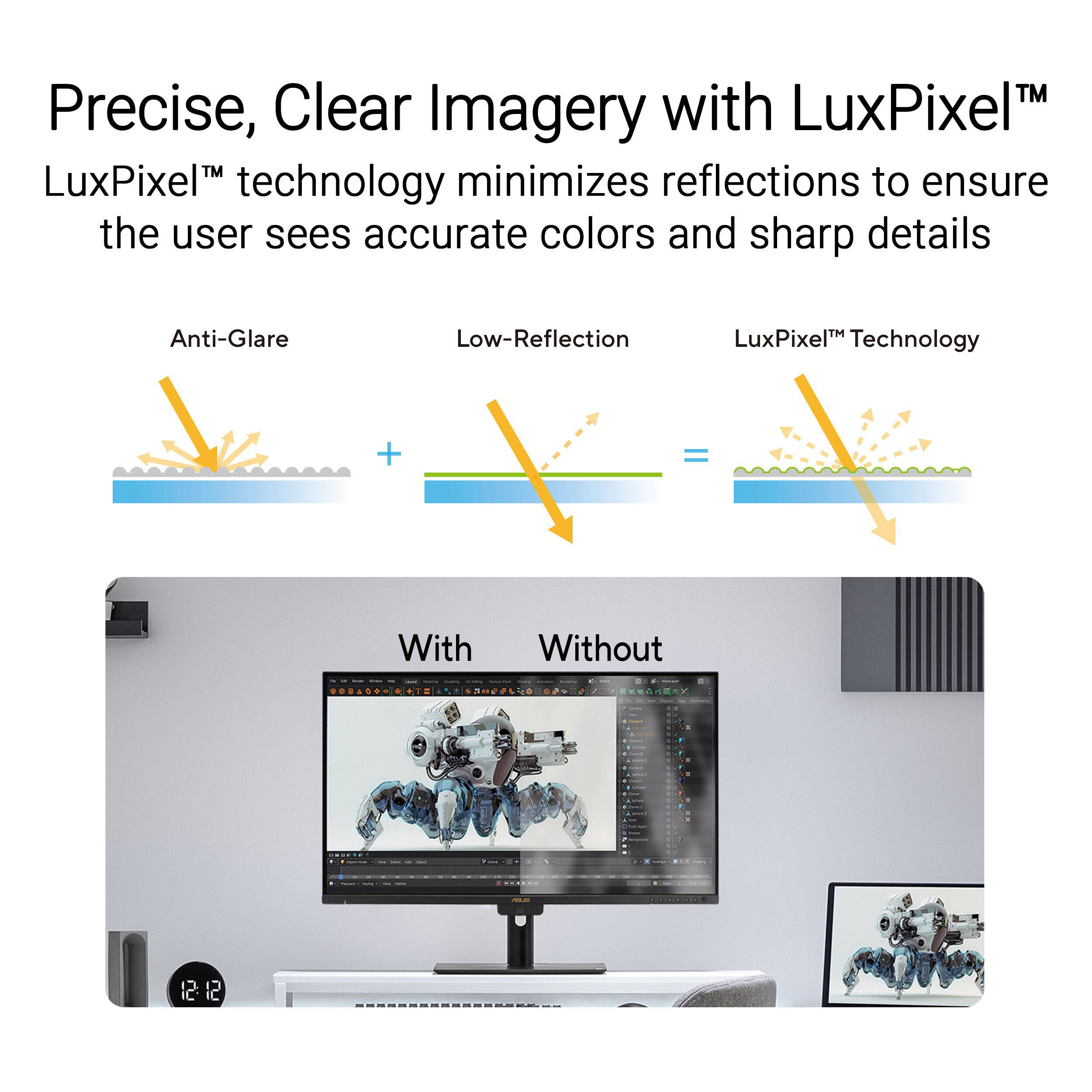 ASUS ProArt Display PA27UCGE 27-inch 4K HDR monitor for color-critical editing — view 19