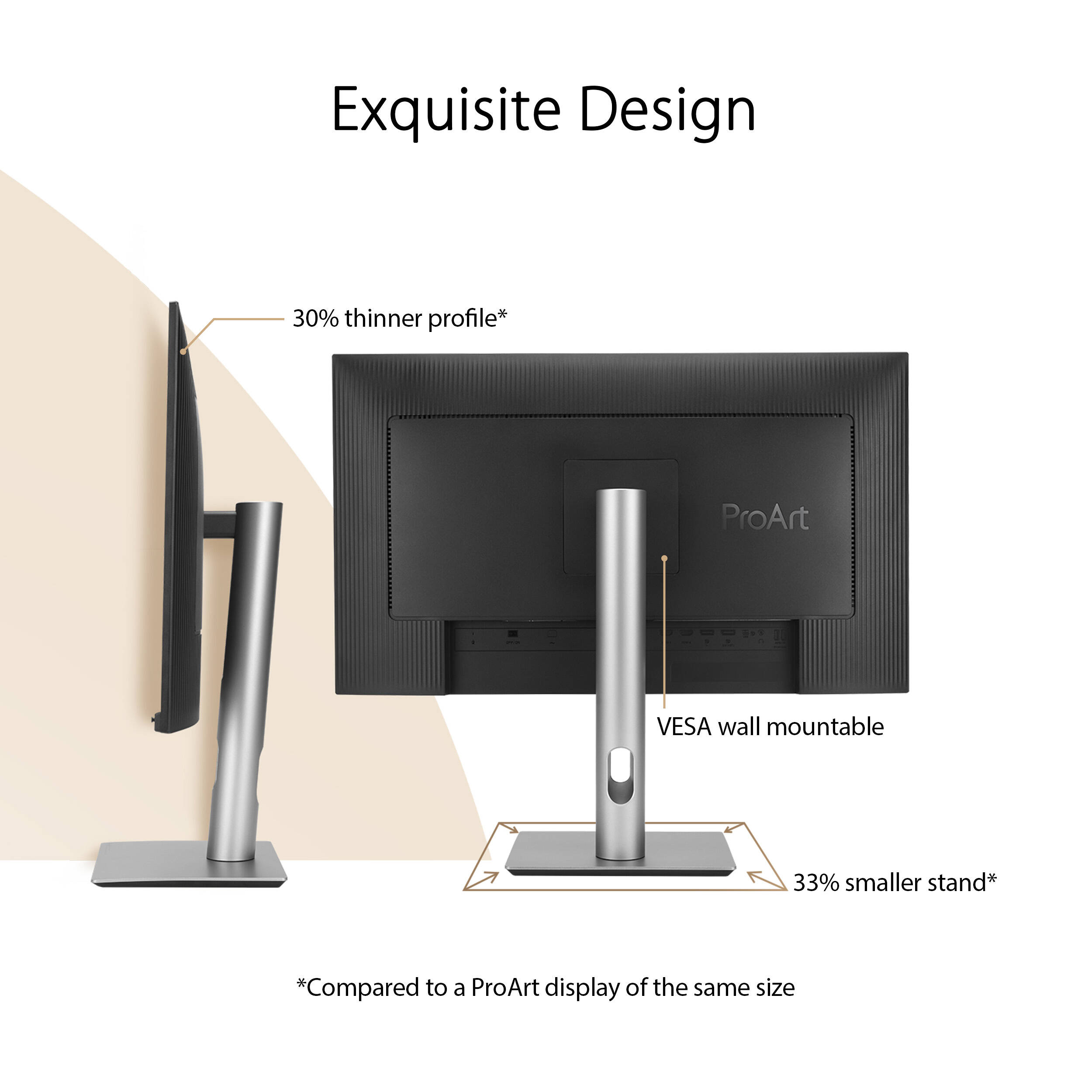 ASUS ProArt Display PA329CRV 32-inch 4K IPS monitor with USB-C and ergonomic stand — view 22