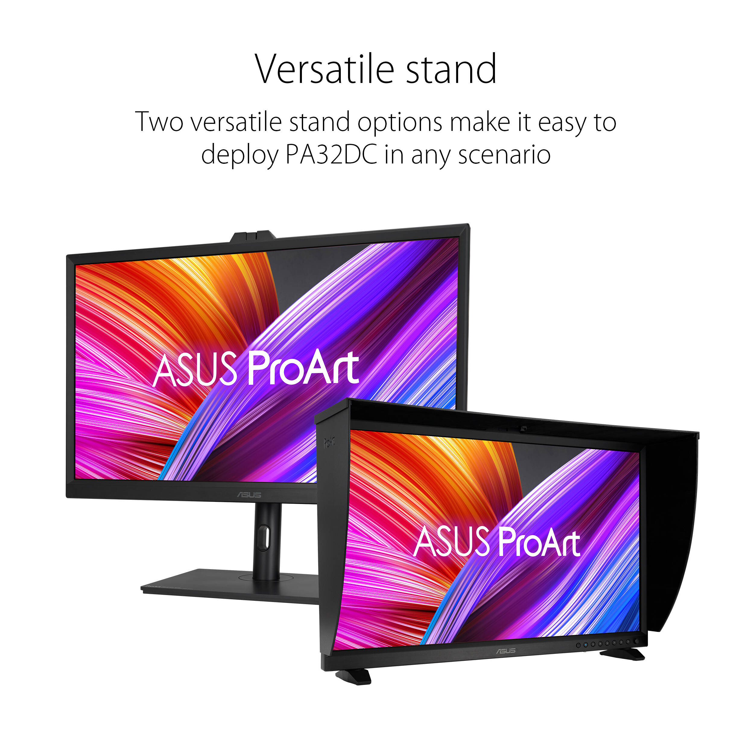 ASUS ProArt Display PA32DC 31.5-inch 4K OLED professional monitor with built-in colorimeter — view 39
