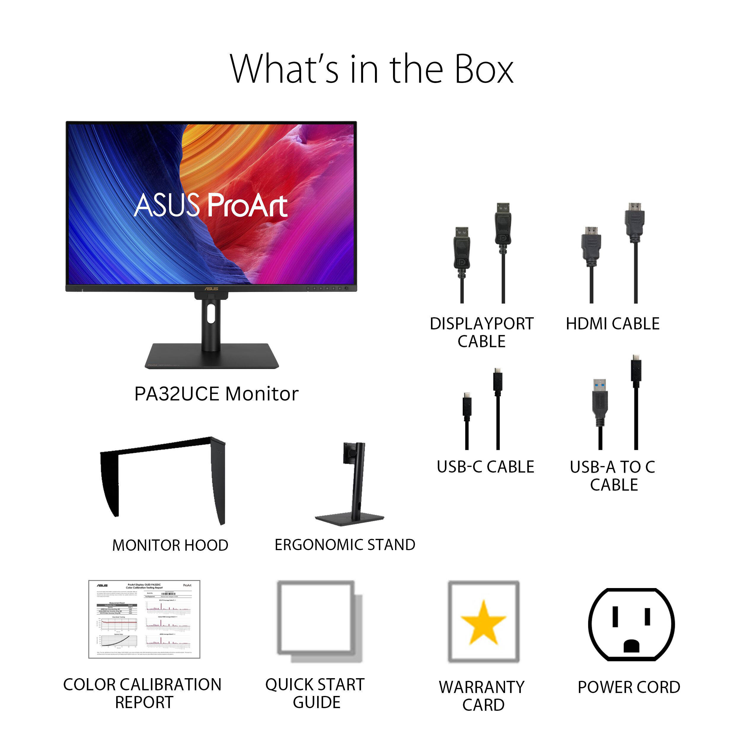 ASUS ProArt PA32UCE 31.5-inch 4K HDR professional monitor for color grading and editing — view 17