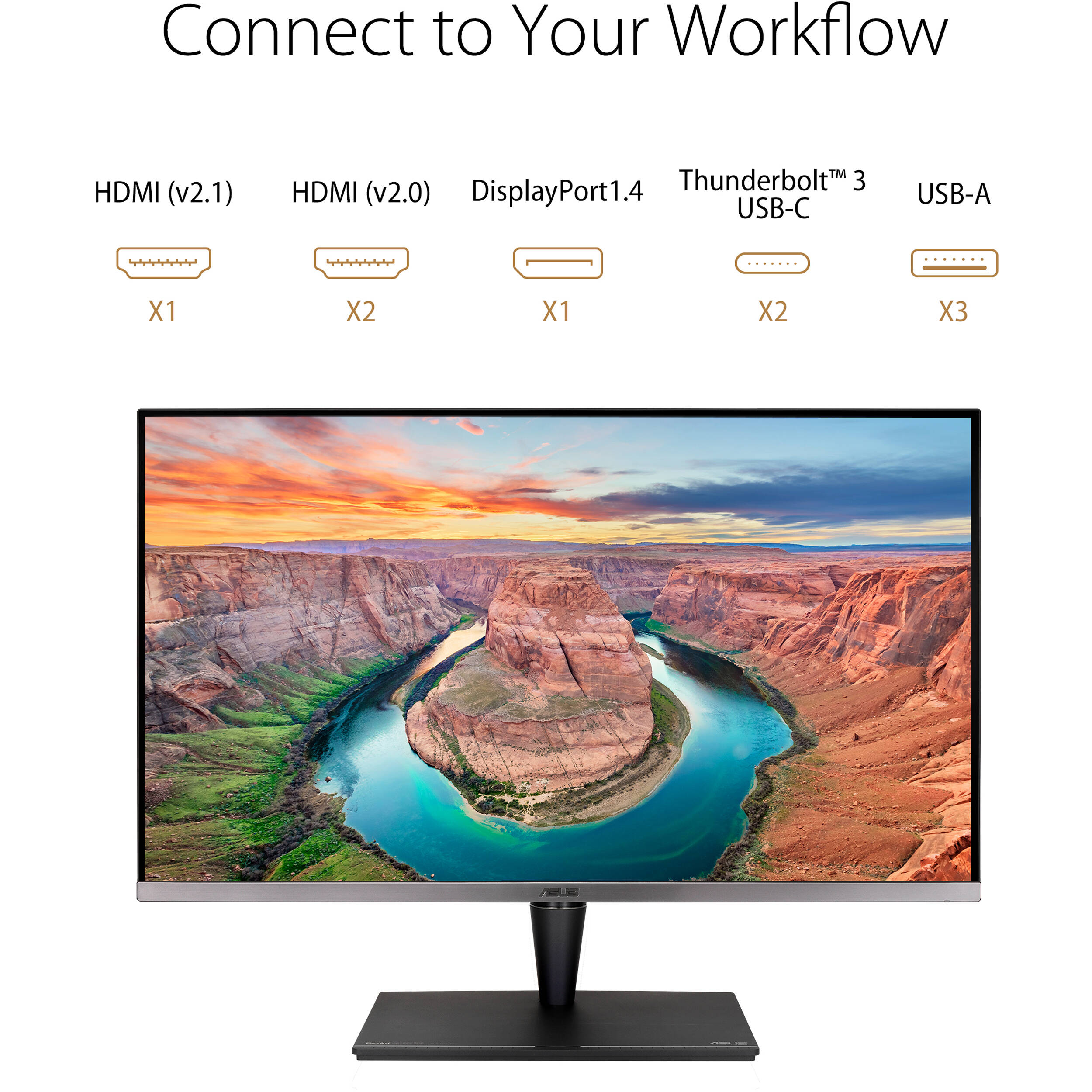 ASUS PA32UCG-K 32-inch professional 4K IPS monitor for color-critical creative work — view 12
