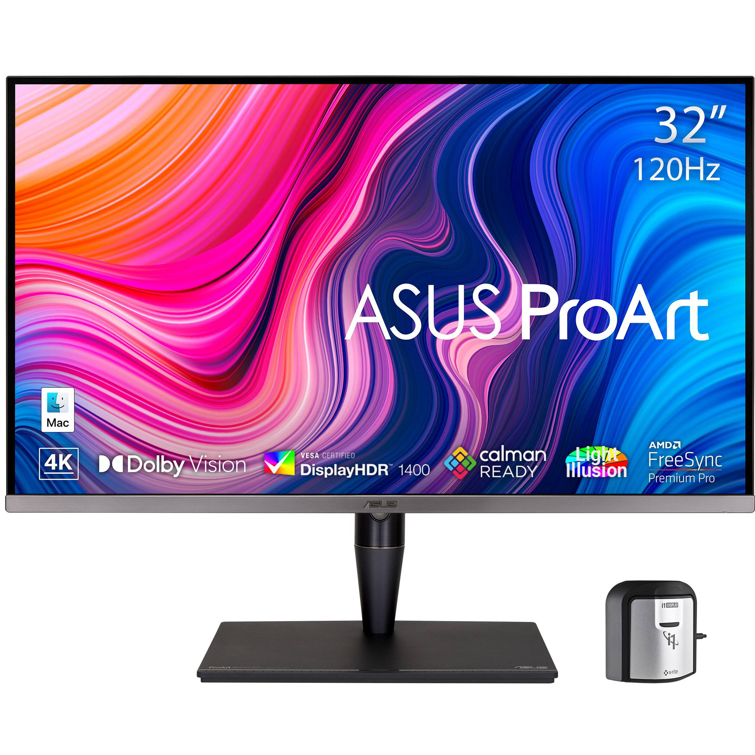 ASUS PA32UCG-K 32-inch professional 4K IPS monitor for color-critical creative work — view 2