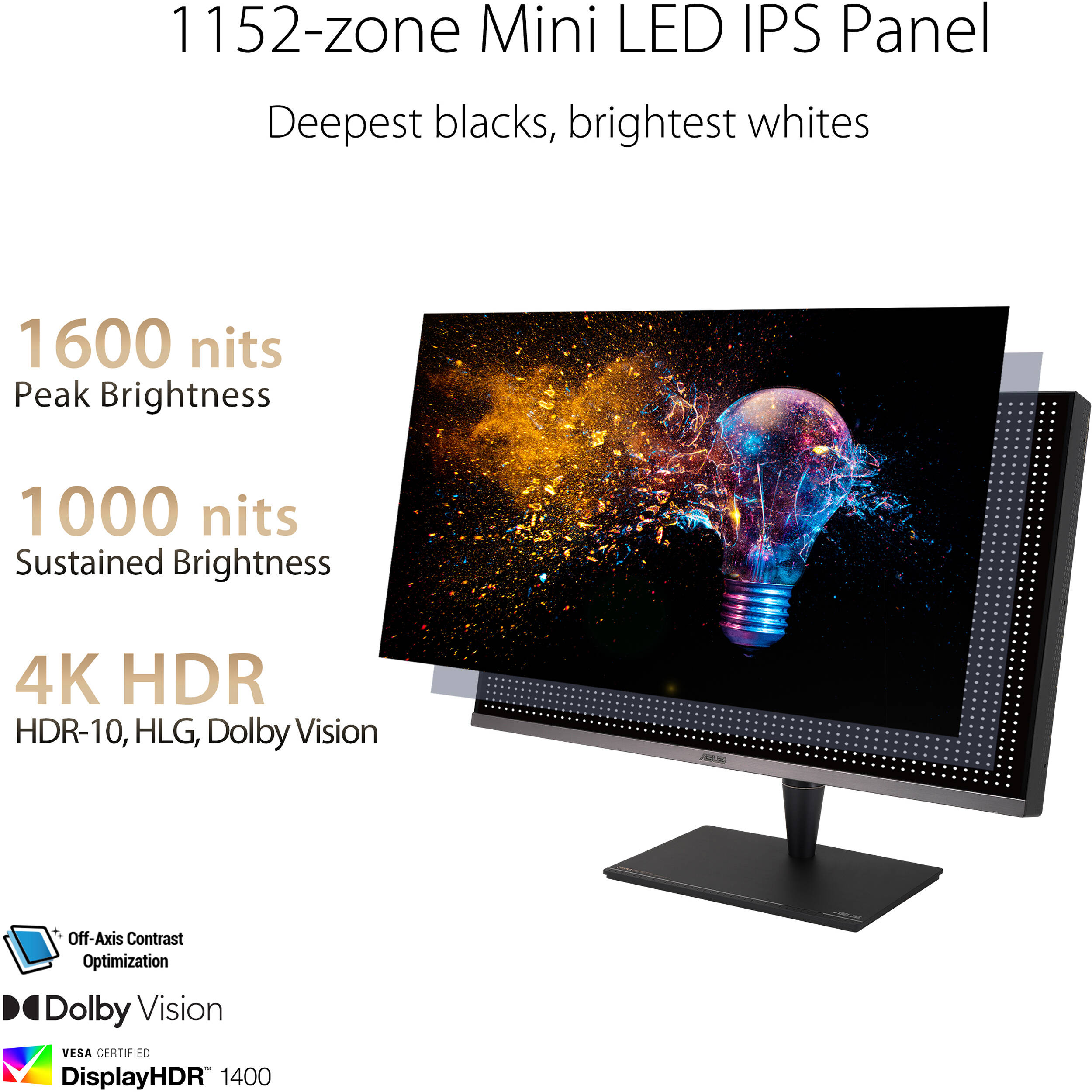 ASUS PA32UCG-K 32-inch professional 4K IPS monitor for color-critical creative work — view 9