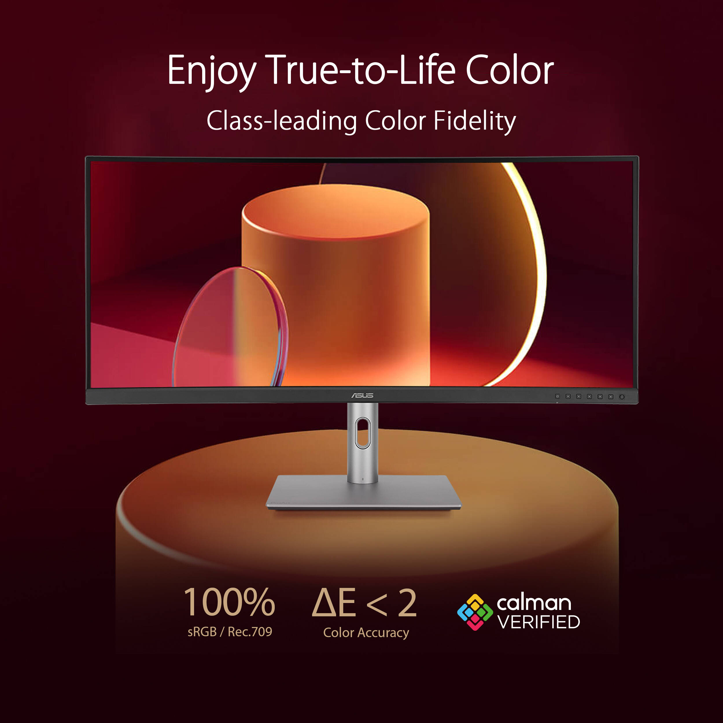 ASUS PA34VCNV 34-inch curved ultrawide WQHD monitor for multitasking and wide workflows — view 17