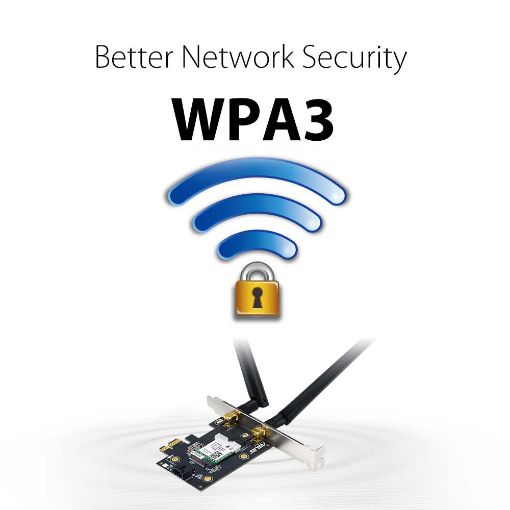 ASUS PCE-AX1800 internal PCIe Wi-Fi 6 and Bluetooth 5.2 wireless adapter — view 10