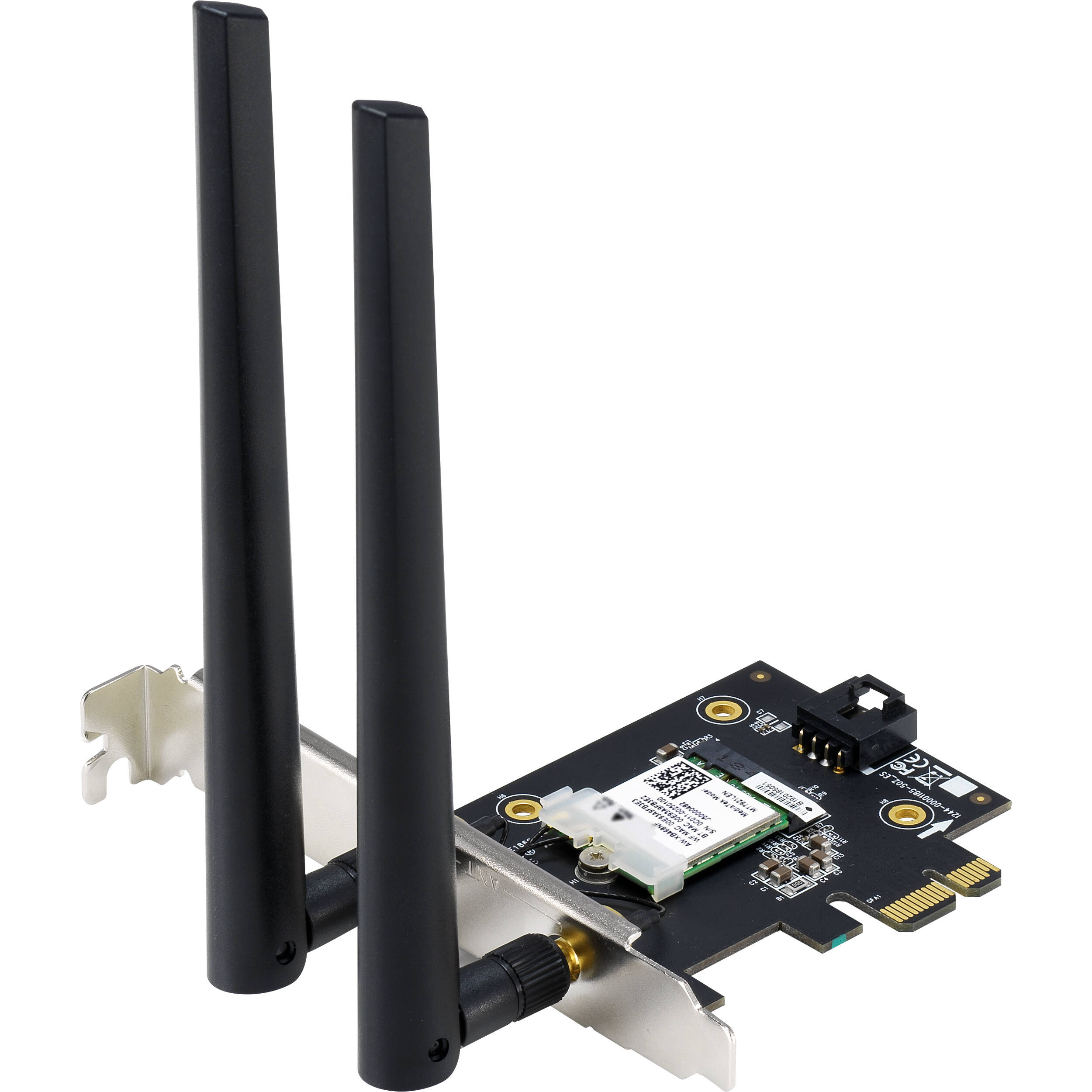 ASUS PCE-AX1800 internal PCIe Wi-Fi 6 and Bluetooth 5.2 wireless adapter — view 2