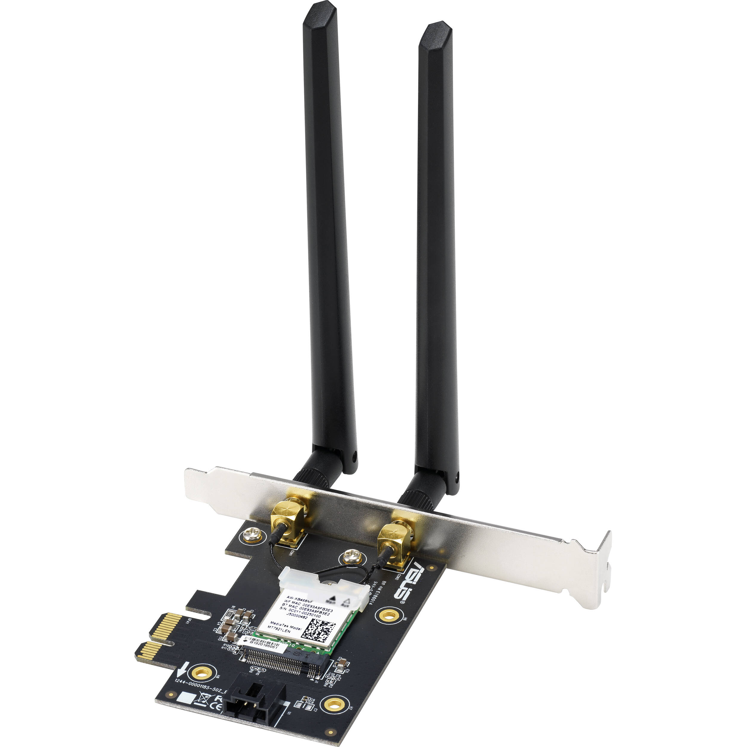ASUS PCE-AX1800 internal PCIe Wi-Fi 6 and Bluetooth 5.2 wireless adapter — view 5