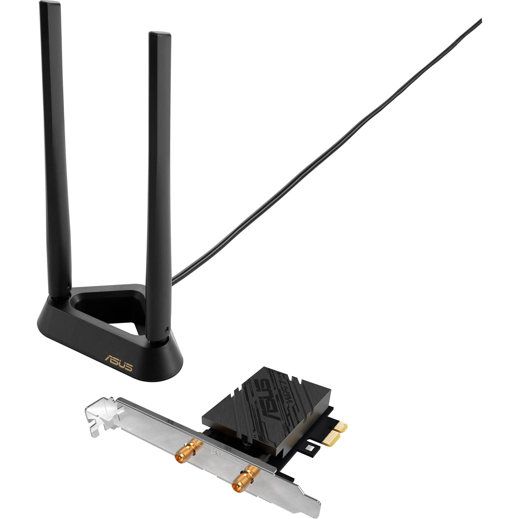ASUS PCE-BE90BT WiFi 7 tri-band PCIe wireless adapter with Bluetooth 5.4 — view 2