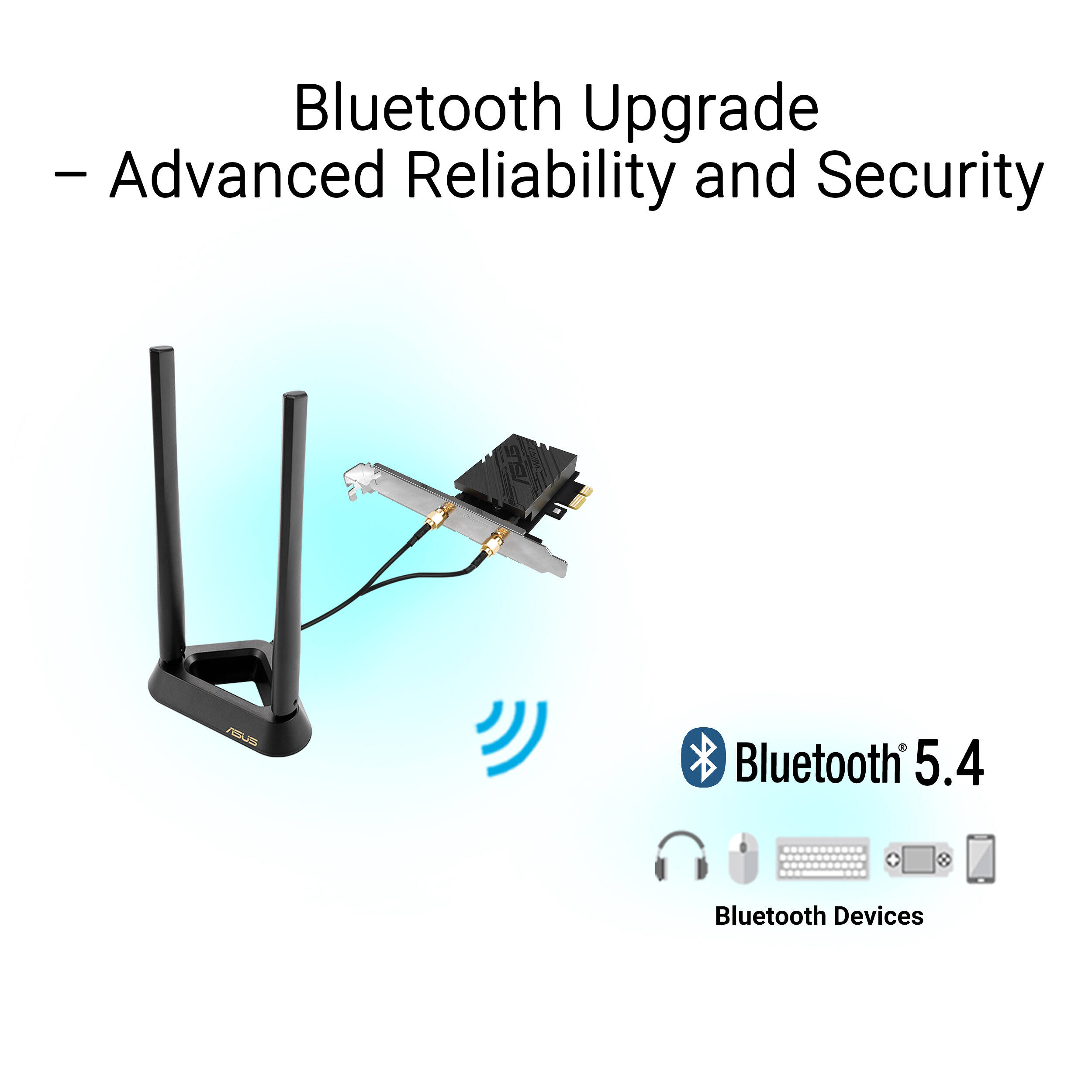 ASUS PCE-BE90BT WiFi 7 tri-band PCIe wireless adapter with Bluetooth 5.4 — view 8
