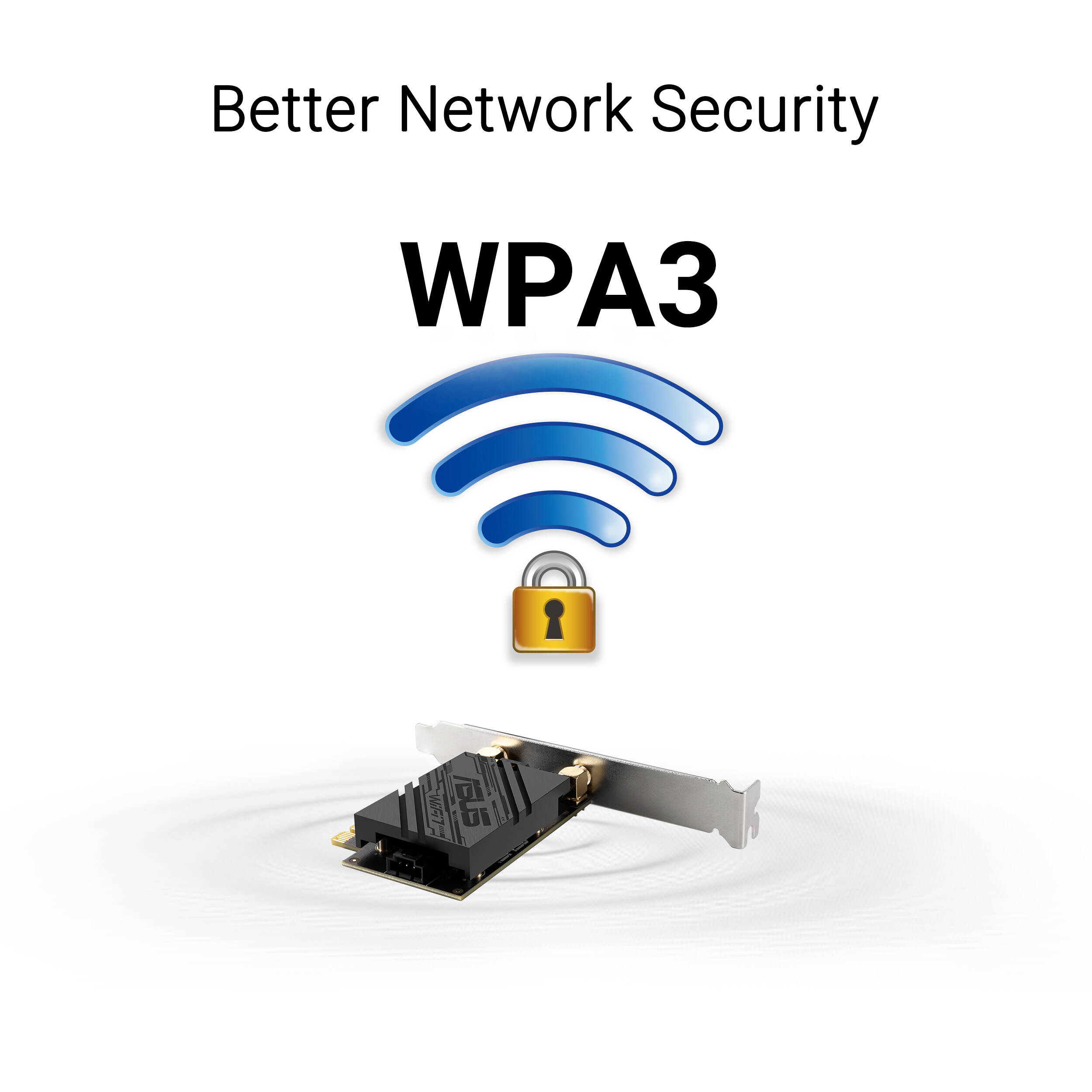 ASUS PCE-BE90BT WiFi 7 tri-band PCIe wireless adapter with Bluetooth 5.4 — view 9