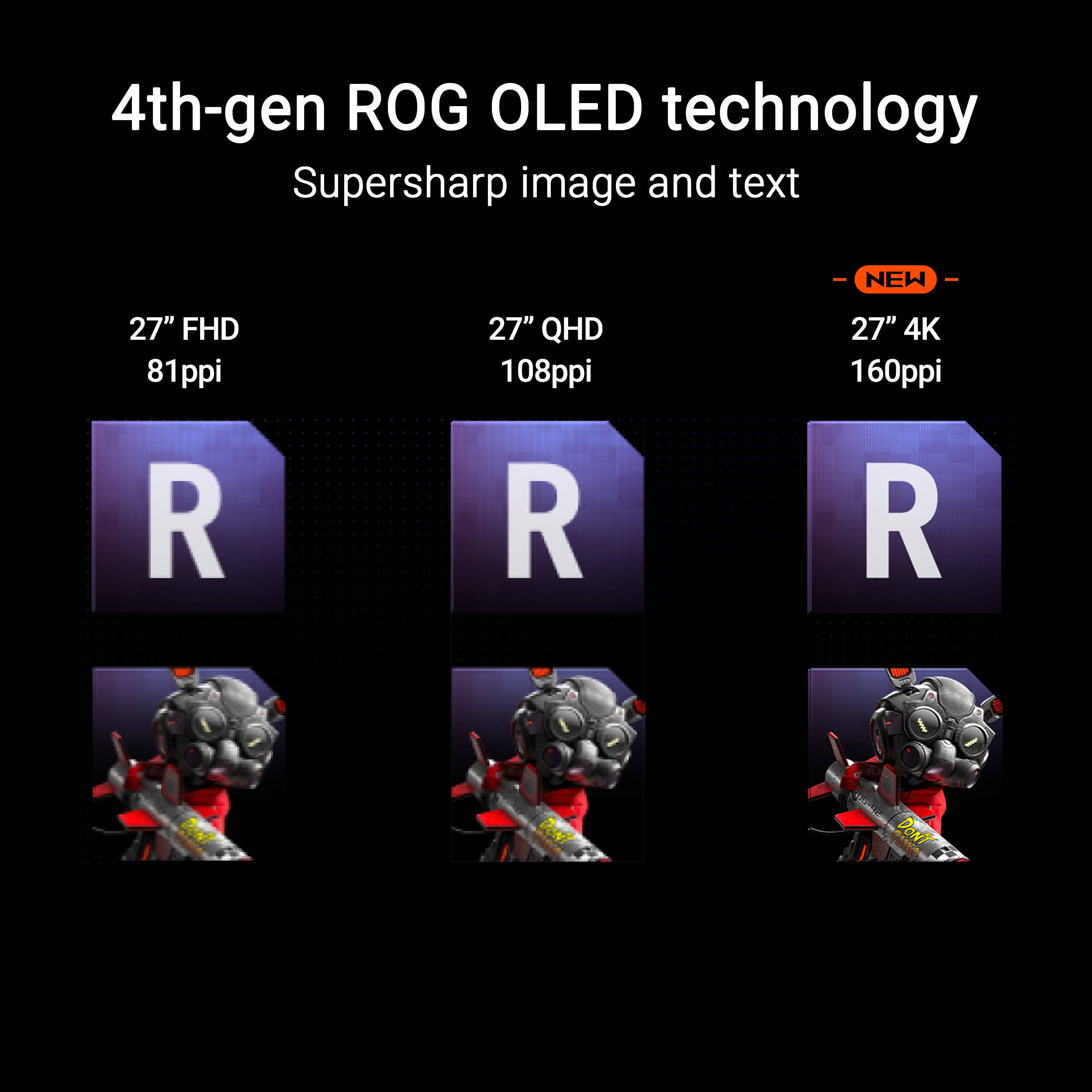 ASUS ROG Swift PG27UCDM 27-inch 4K QD-OLED gaming monitor with 240Hz refresh rate — view 16