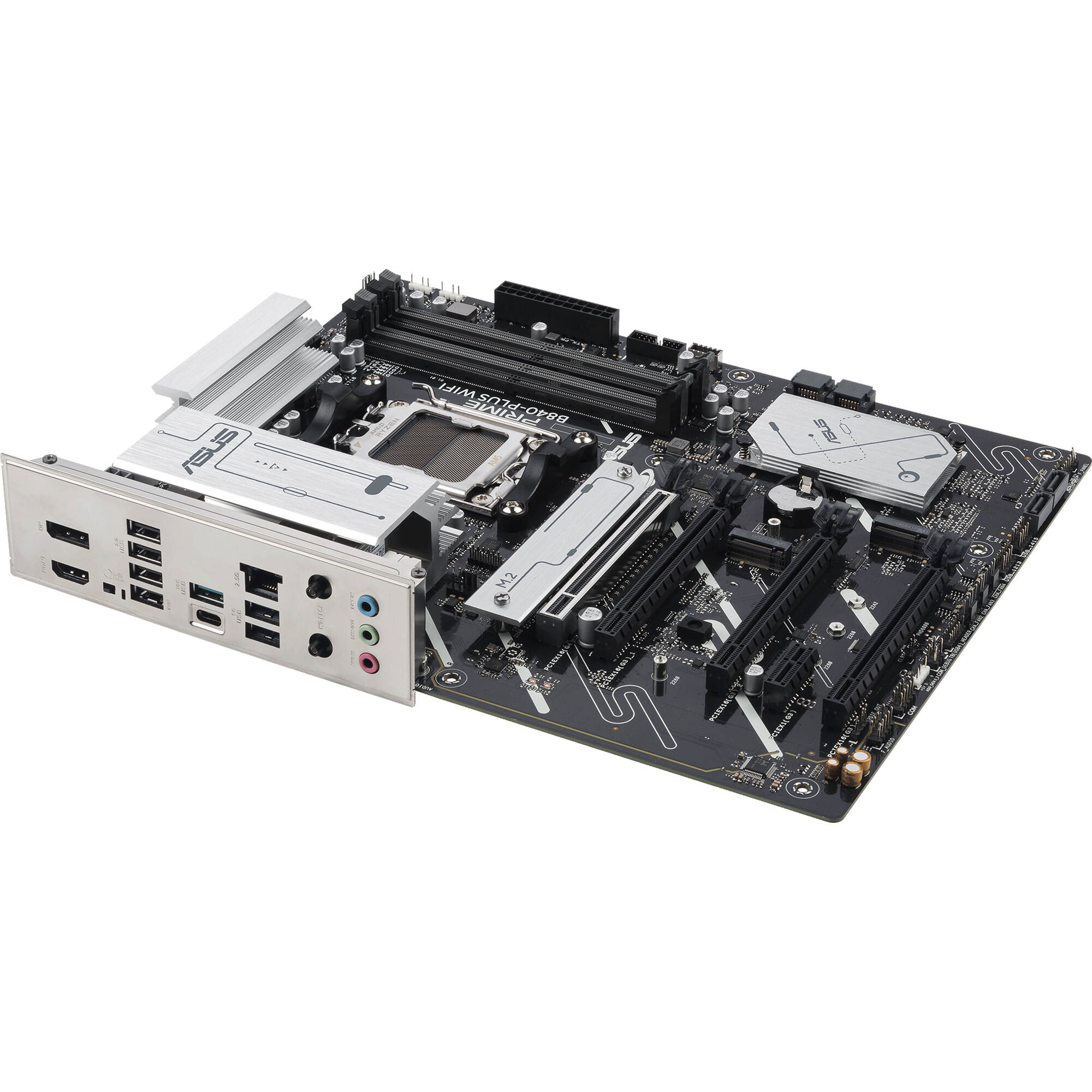 ASUS PRIME B840-PLUS WIFI ATX motherboard for AMD AM5 with DDR5, Wi-Fi 6E, and 3 M.2 slots — view 7