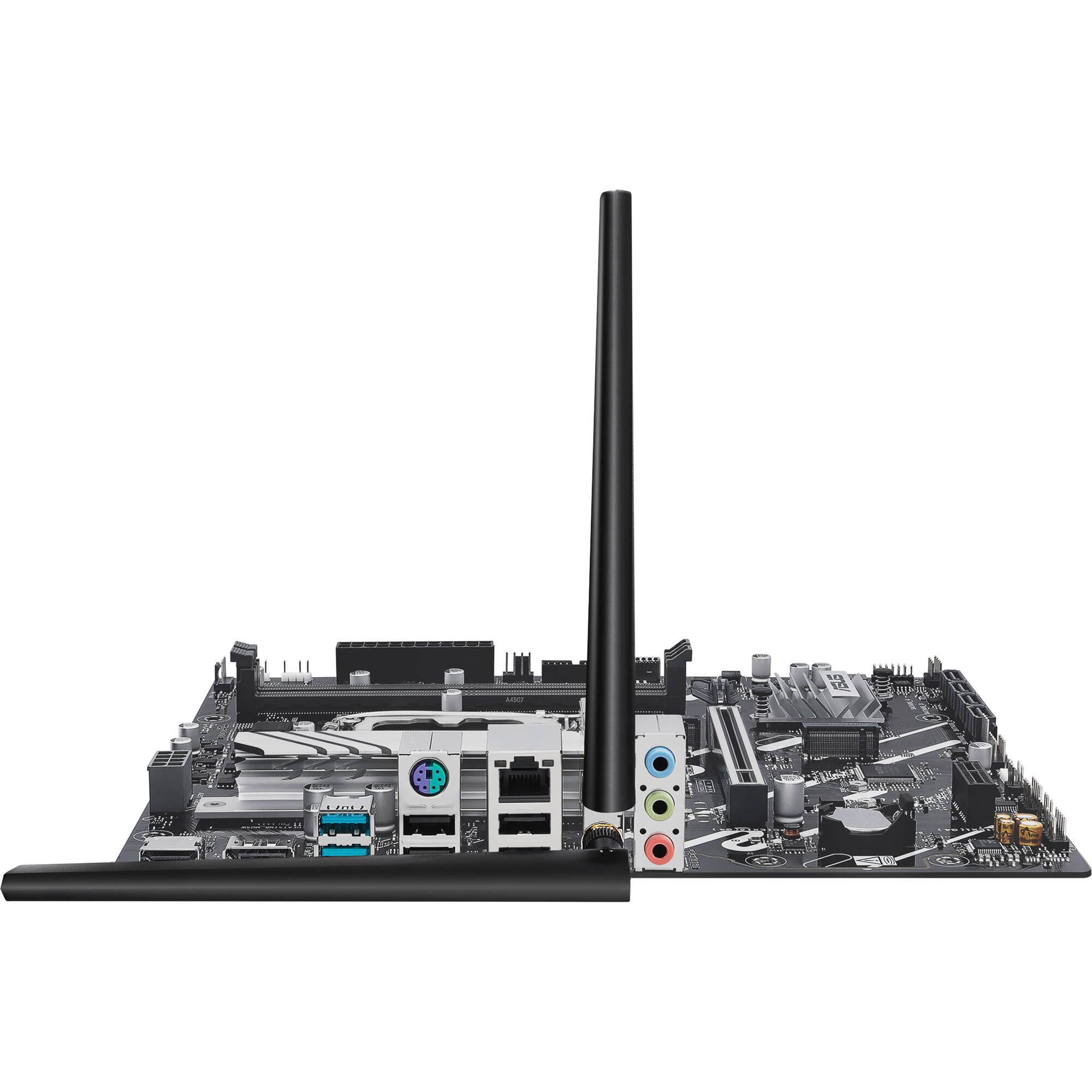 ASUS PRIME H810M-A WIFI-CSM micro-ATX motherboard with Intel H810, Wi-Fi 6, and dual M.2 slots — view 6