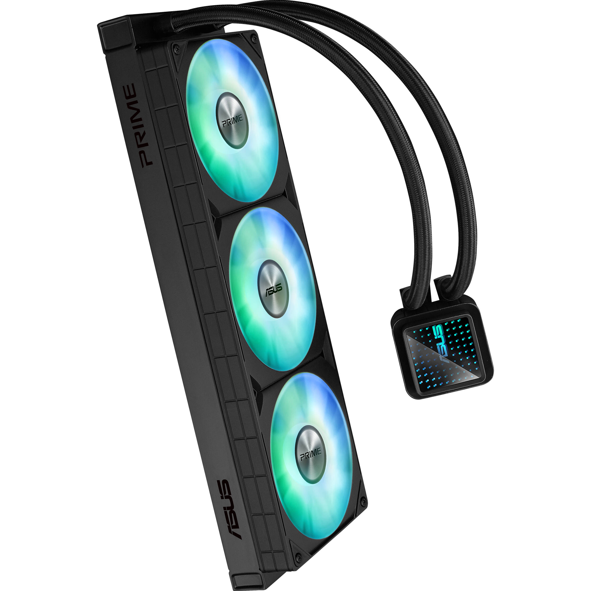 ASUS PRIME LC 360 ARGB 360 mm all-in-one liquid CPU cooler with ARGB fans — view 5