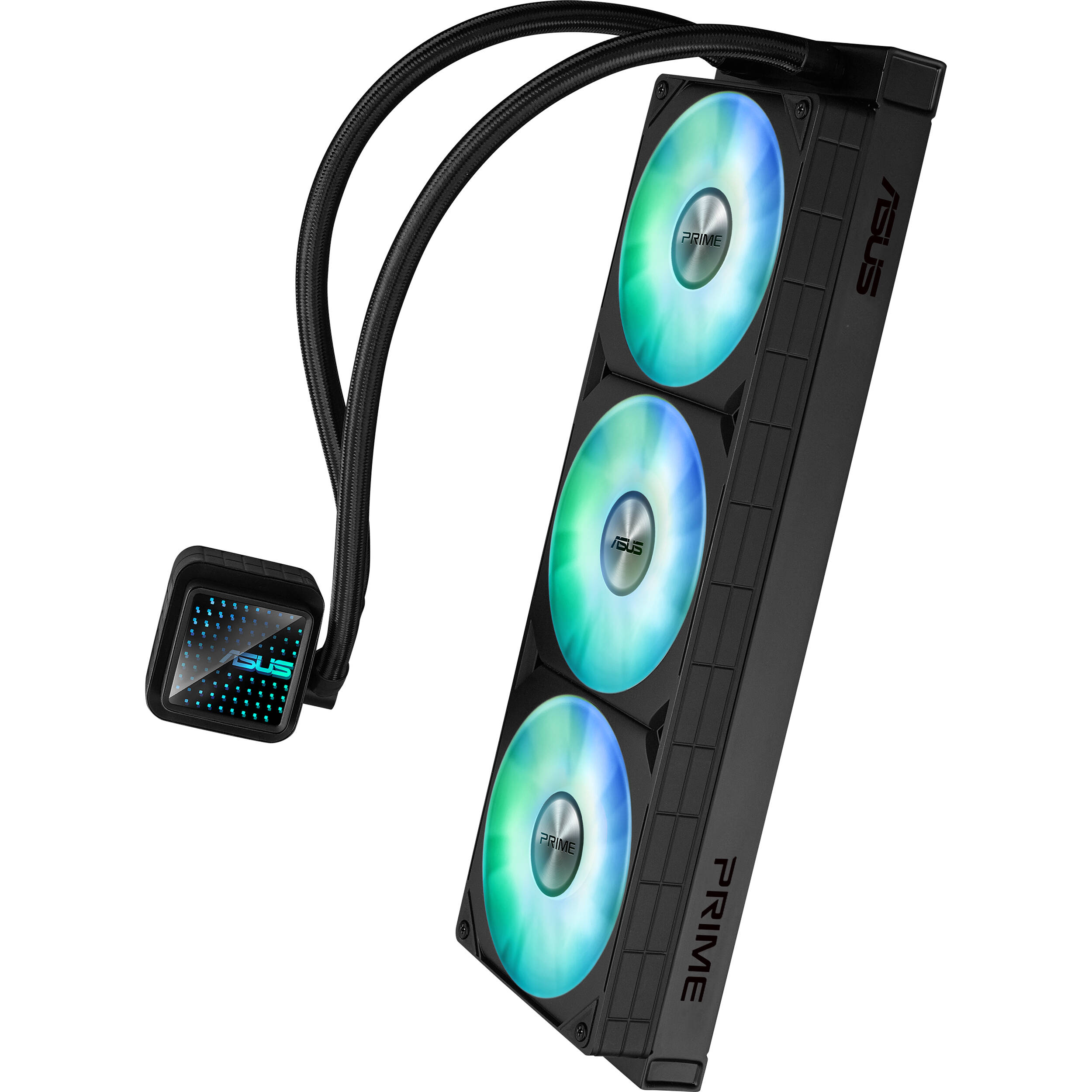 ASUS PRIME LC 360 ARGB 360 mm all-in-one liquid CPU cooler with ARGB fans — view 7