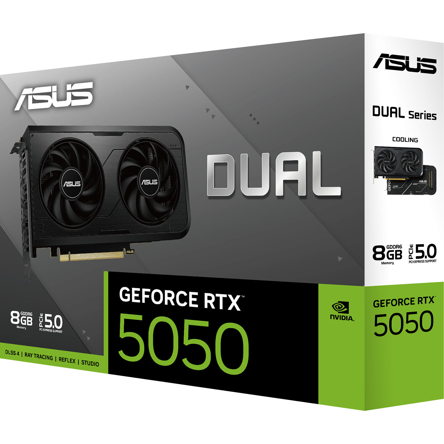 ASUS Prime GeForce RTX 5050 O8G graphics card with triple-fan cooling and 2.5-slot design — view 15