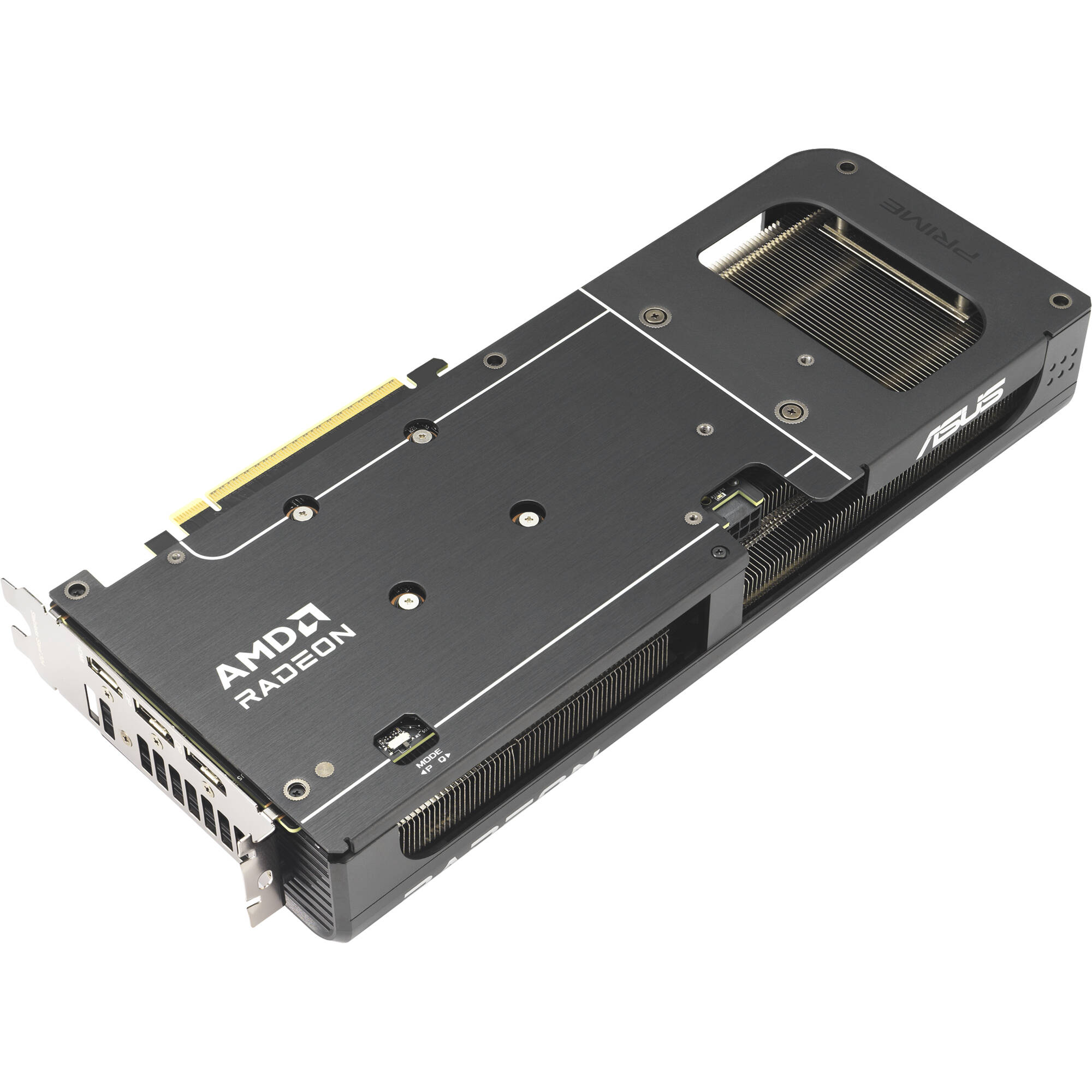 ASUS PRIME RX 9060 XT O16G graphics card with 16GB GDDR6, dual fan cooling, and PCIe 5.0 interface — view 10