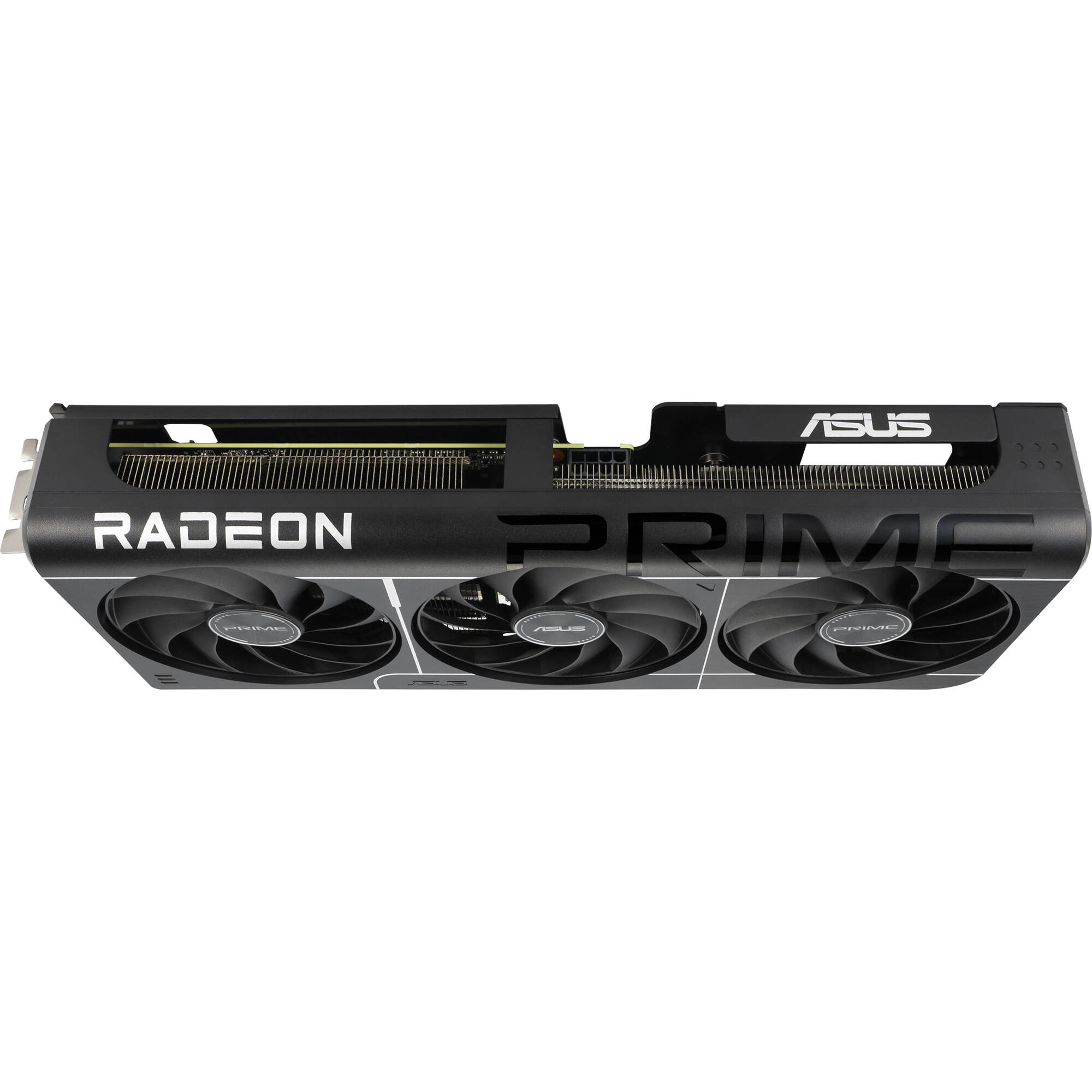 ASUS PRIME RX 9060 XT O16G graphics card with 16GB GDDR6, dual fan cooling, and PCIe 5.0 interface — view 12