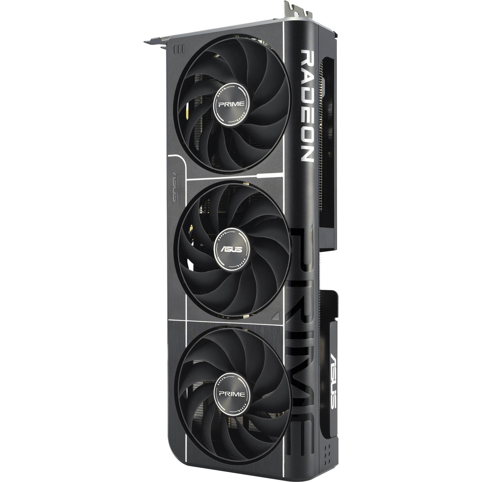 ASUS PRIME RX 9060 XT O16G graphics card with 16GB GDDR6, dual fan cooling, and PCIe 5.0 interface — view 8