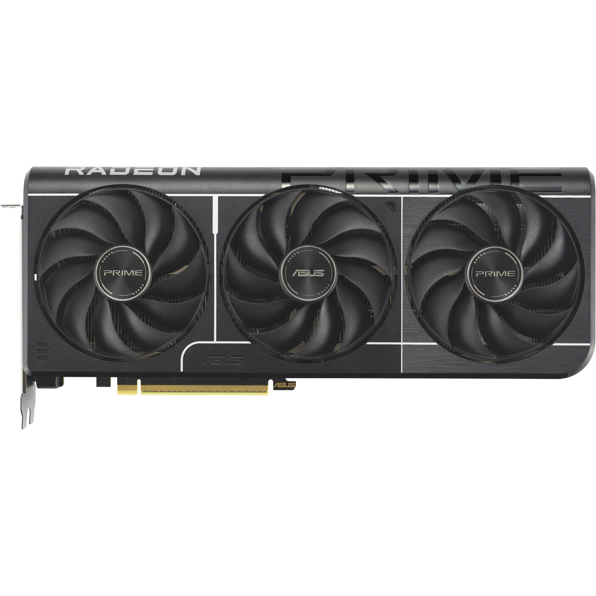 ASUS PRIME RX 9060 XT O8G graphics card with dual fans and 2.5-slot cooler — view 2